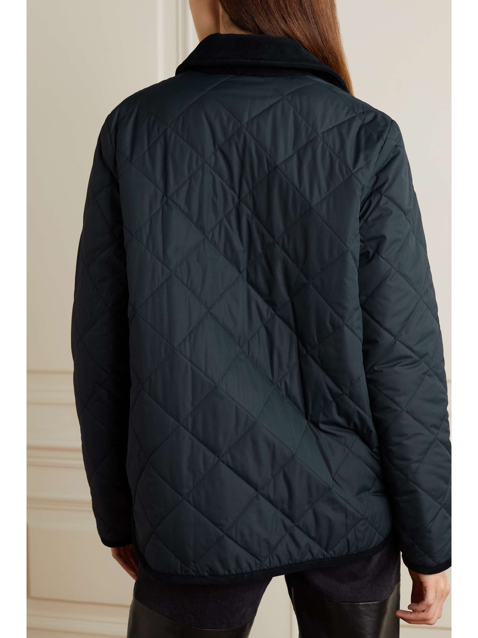 BARBOUR + House of Hackney Foxley reversible corduroytrimmed quilted