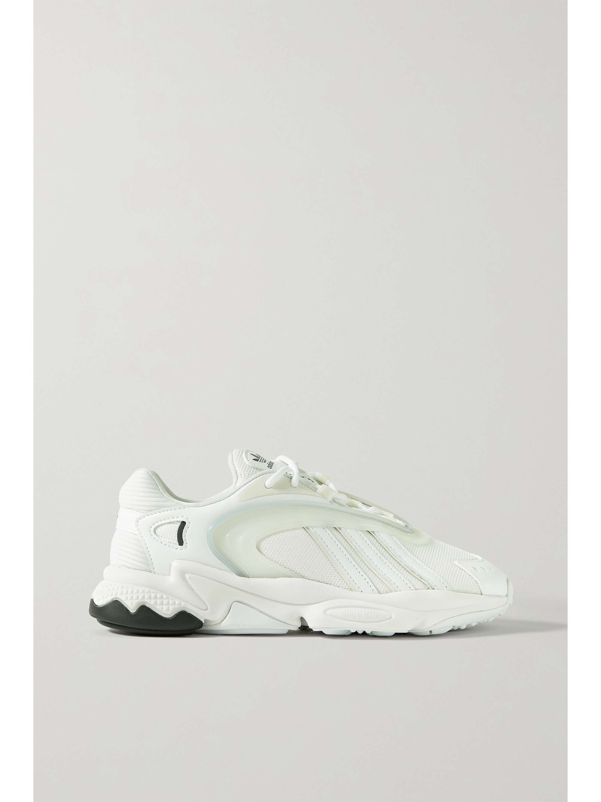 navneord Flipper højen ADIDAS ORIGINALS Oztral rubber and leather-trimmed mesh sneakers |  NET-A-PORTER