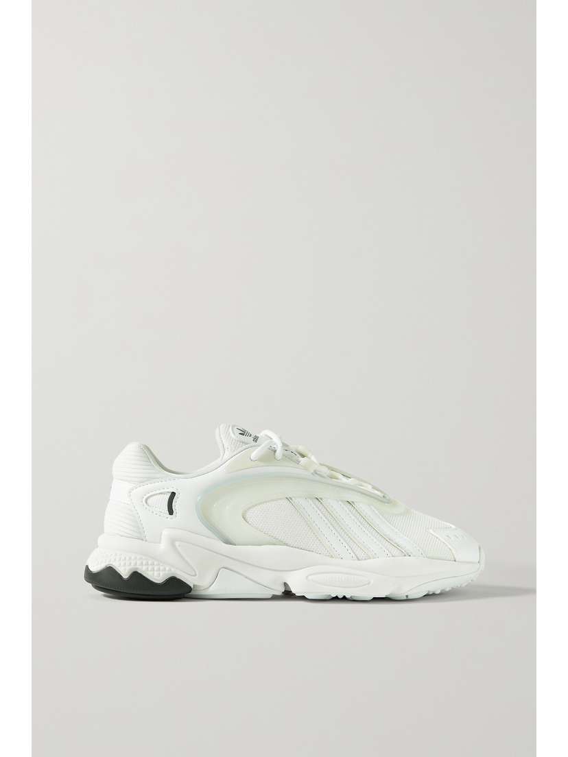 adidas Originals Oztral Rubber And Leather-trimmed Mesh Sneakers