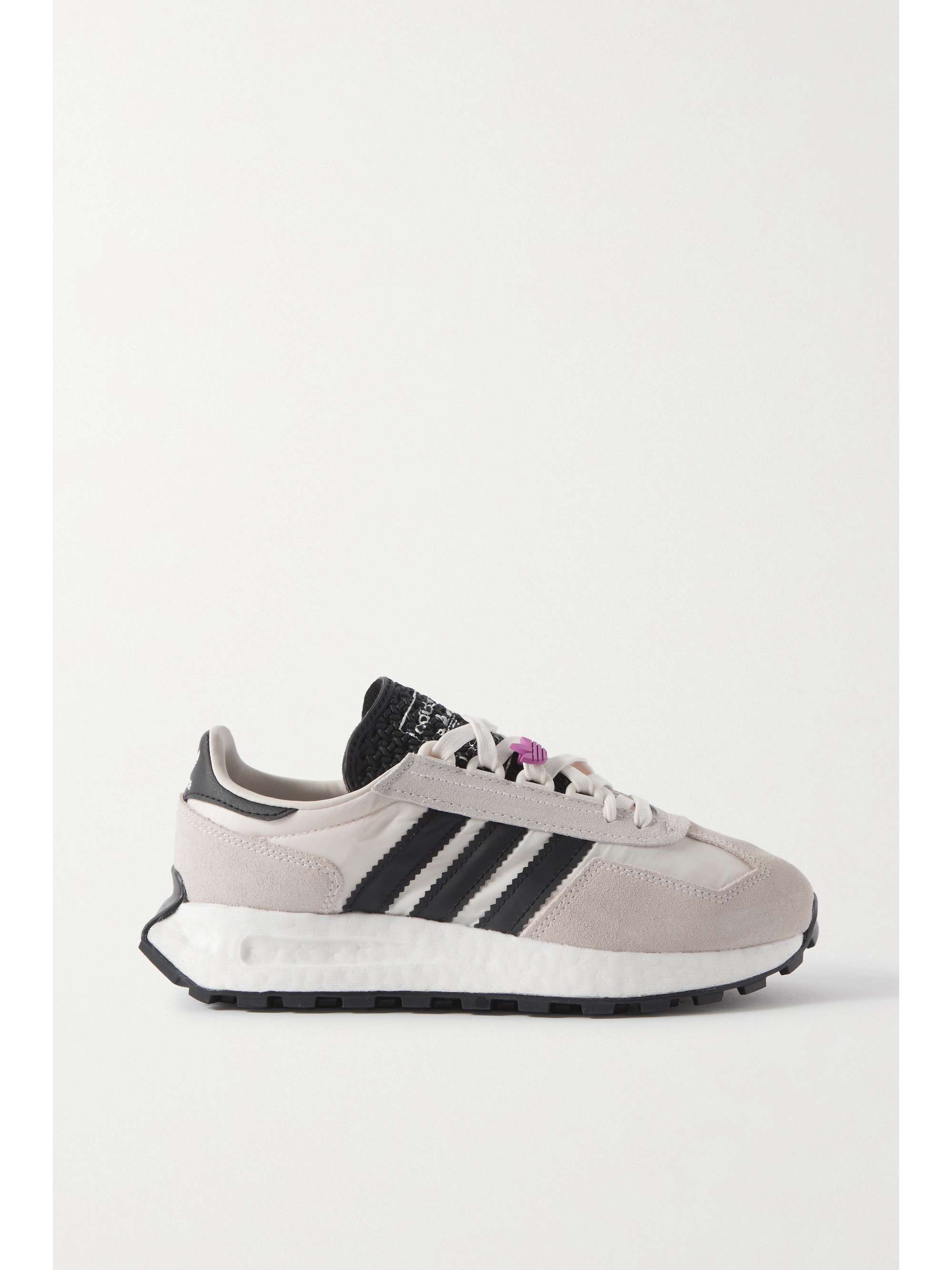 Lo dudo toque Permitirse ADIDAS ORIGINALS Retropy E5 leather-trimmed suede and nylon sneakers |  NET-A-PORTER