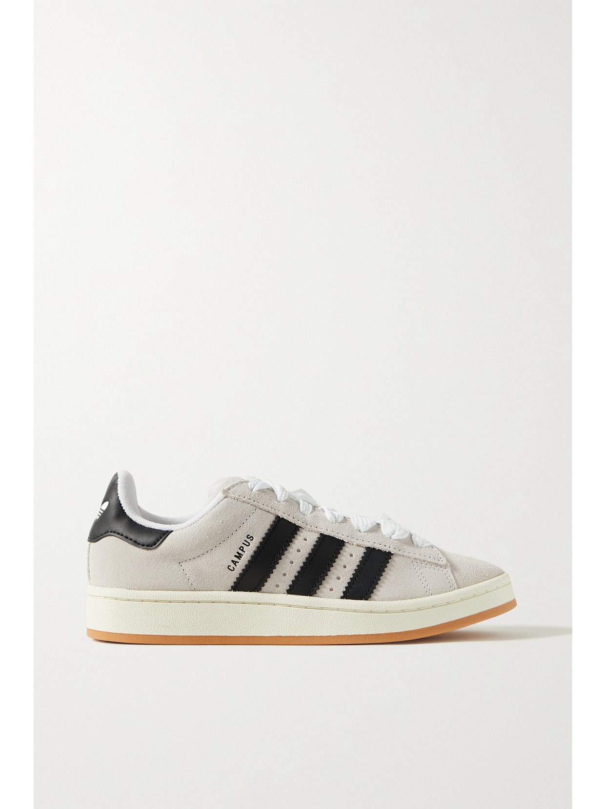 adidas Originals - Campus 00s Leather-trimmed Suede Sneakers - Gray