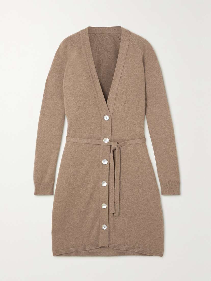 YOOX NET-A-PORTER For The King’s Foundation + Net Sustain Belted Cashmere Cardigan - x large