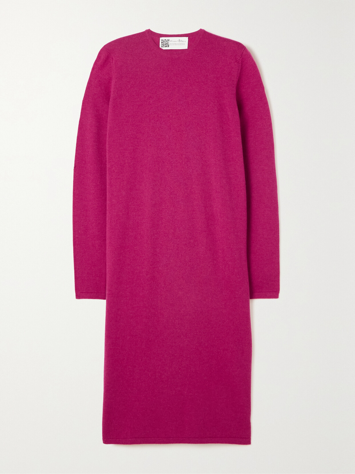 Yoox Net-a-porter For The Prince's Foundation Cashmere Midi Dress In Pink