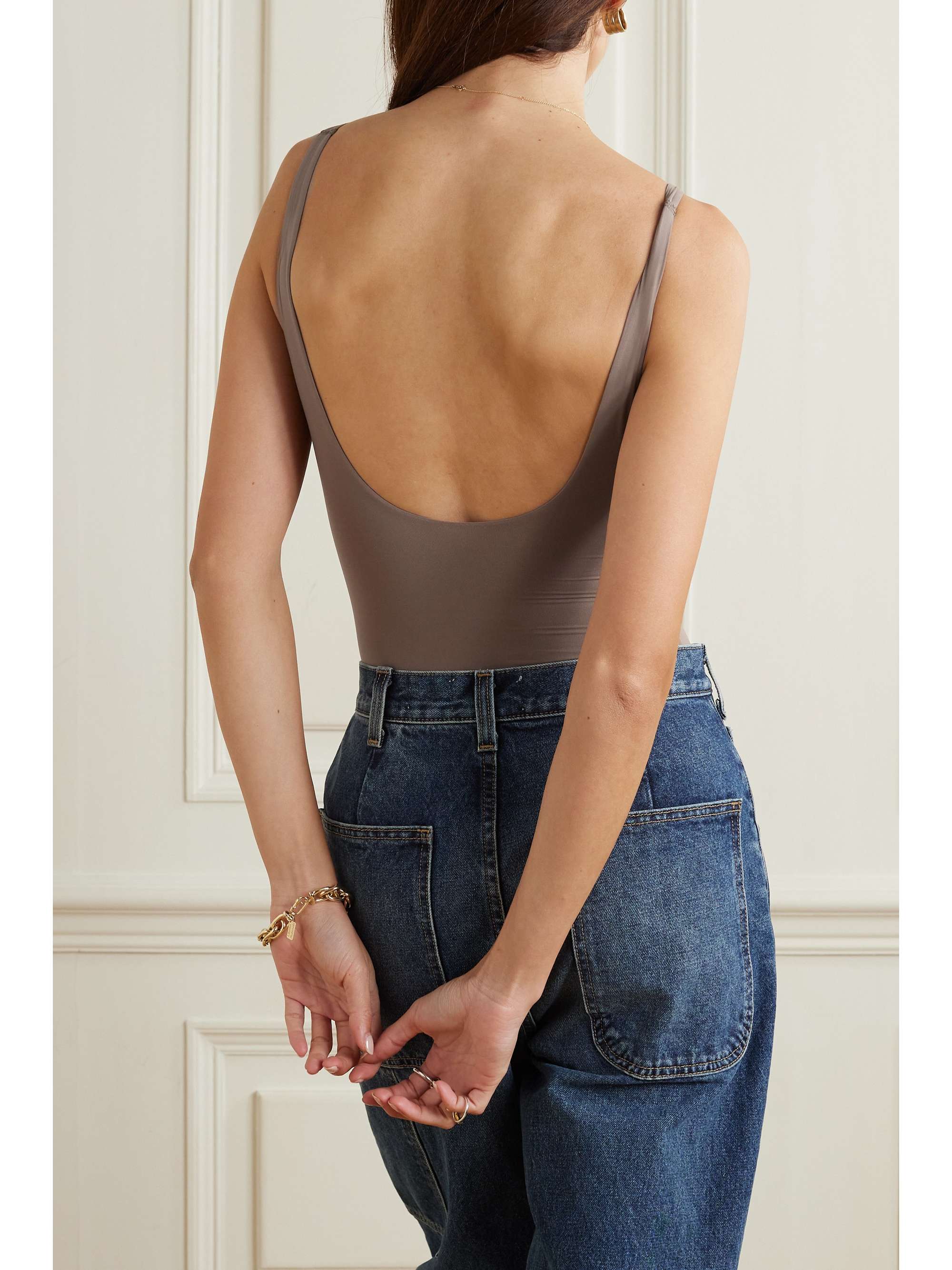 SKIMS Fits Everybody thong bodysuit - Navy