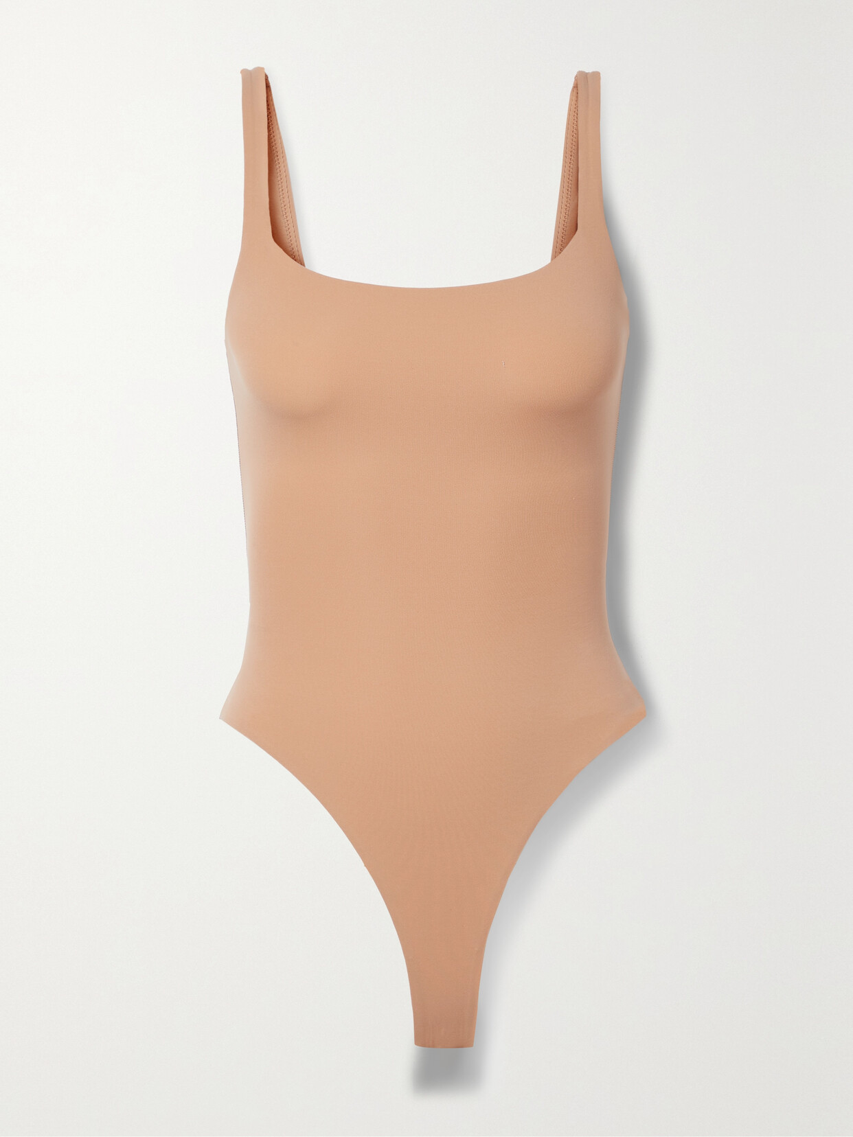 Skims Black Body Plunge Bodysuit