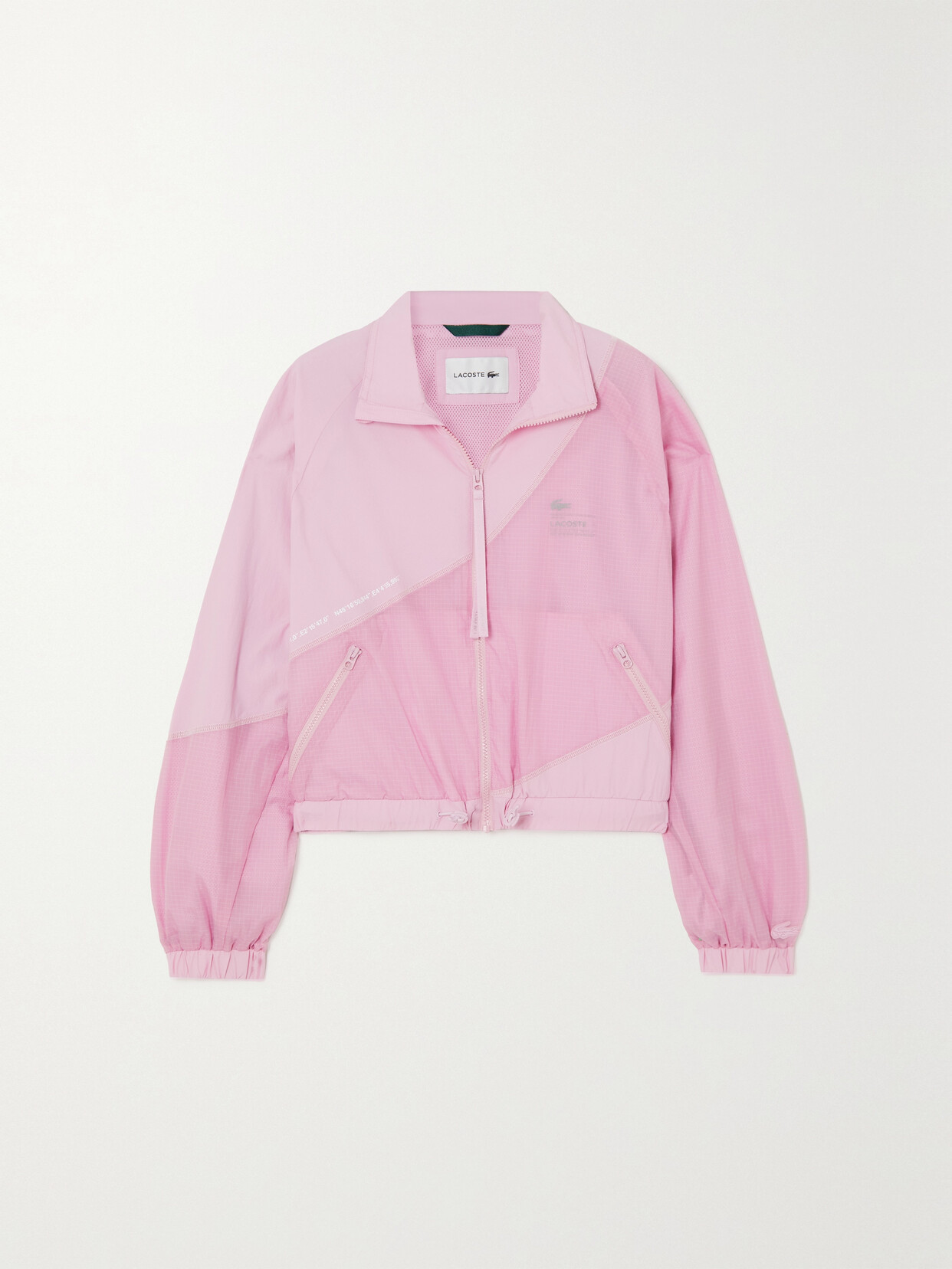 Lacoste - Paneled Shell And Ripstop Jacket - Pink