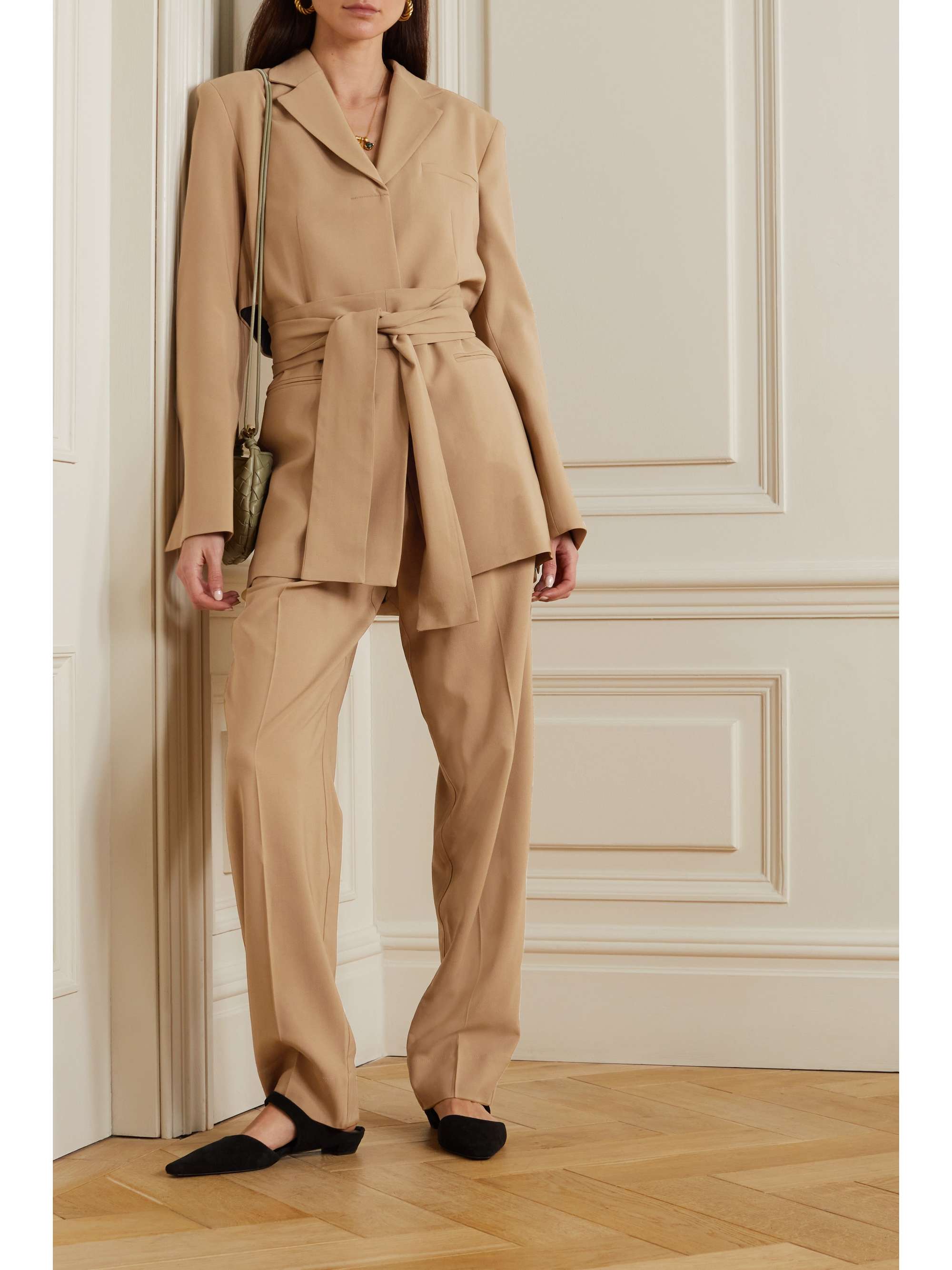 ESSE STUDIOS Classico Sheet wooltwill blazer NETAPORTER