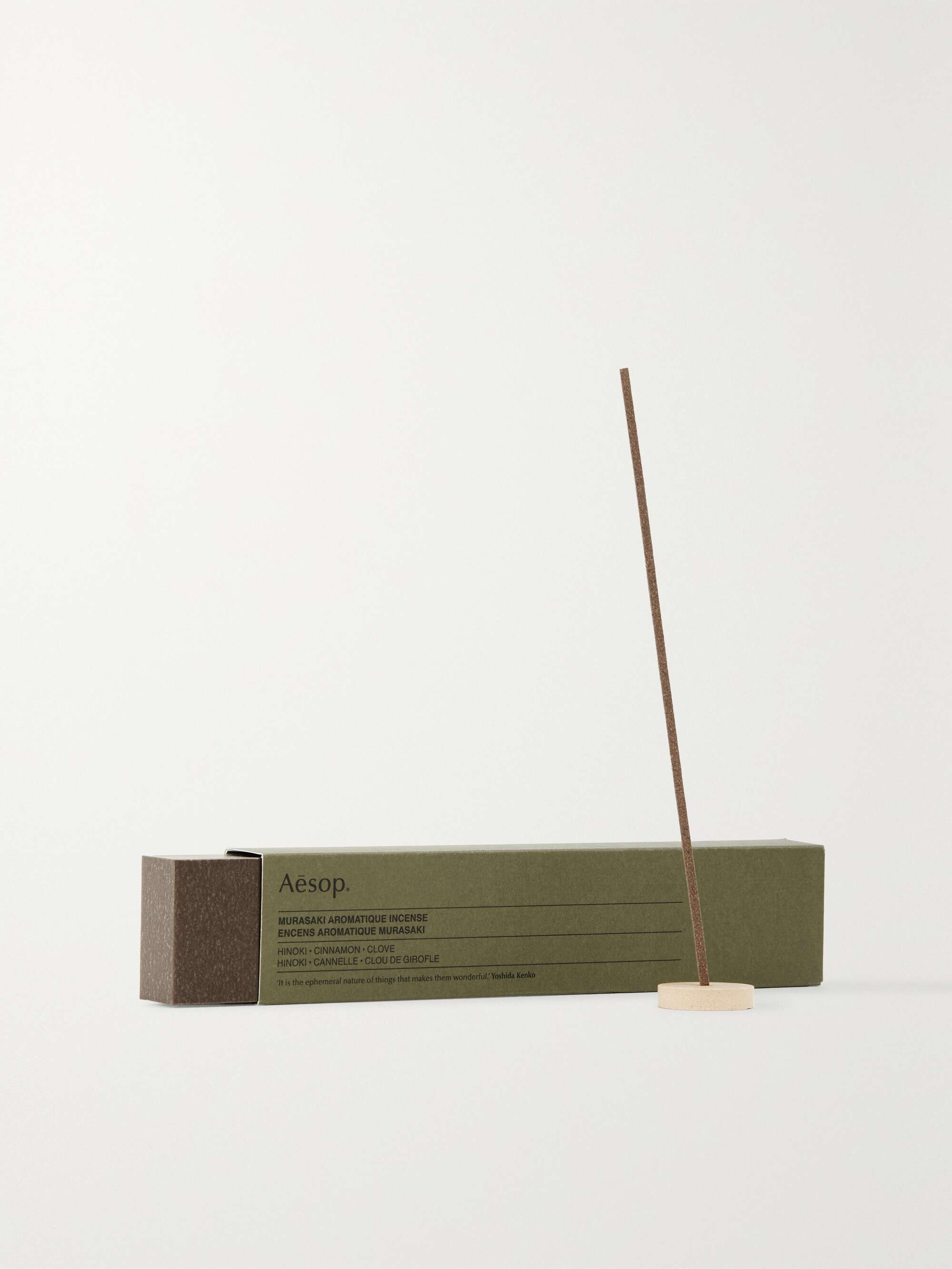 AESOP Pumice incense burner Murasaki Aromatique (33 sticks) NETAPORTER