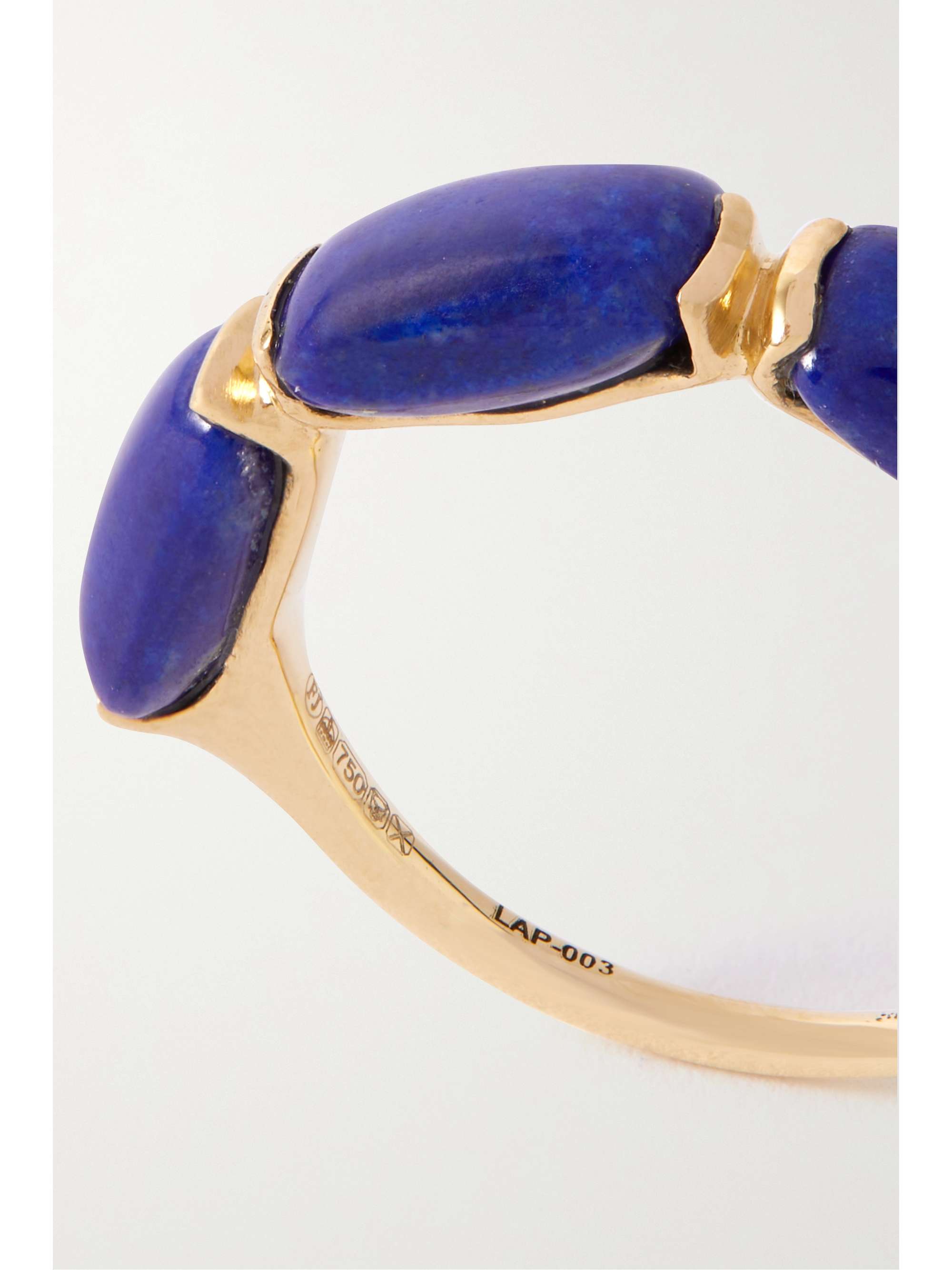 Lapis lazuli sales gold ring