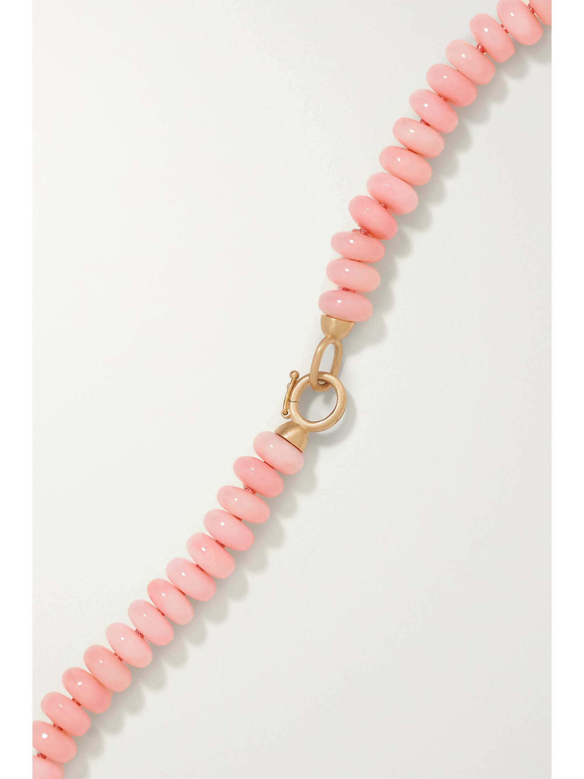 IRENE NEUWIRTH Candy 18-karat gold chrysoprase necklace