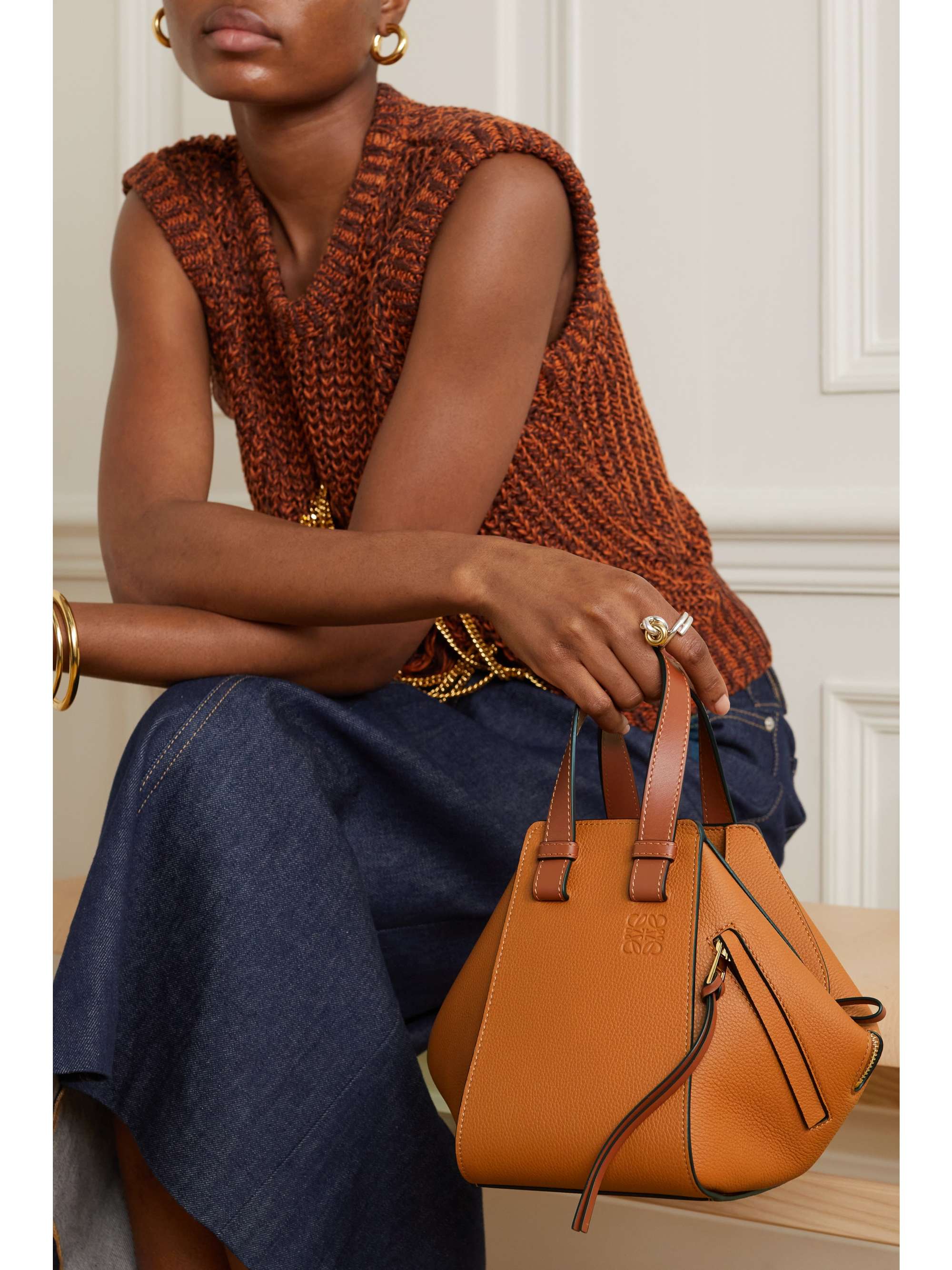LOEWE Hammock small leather shoulder bag