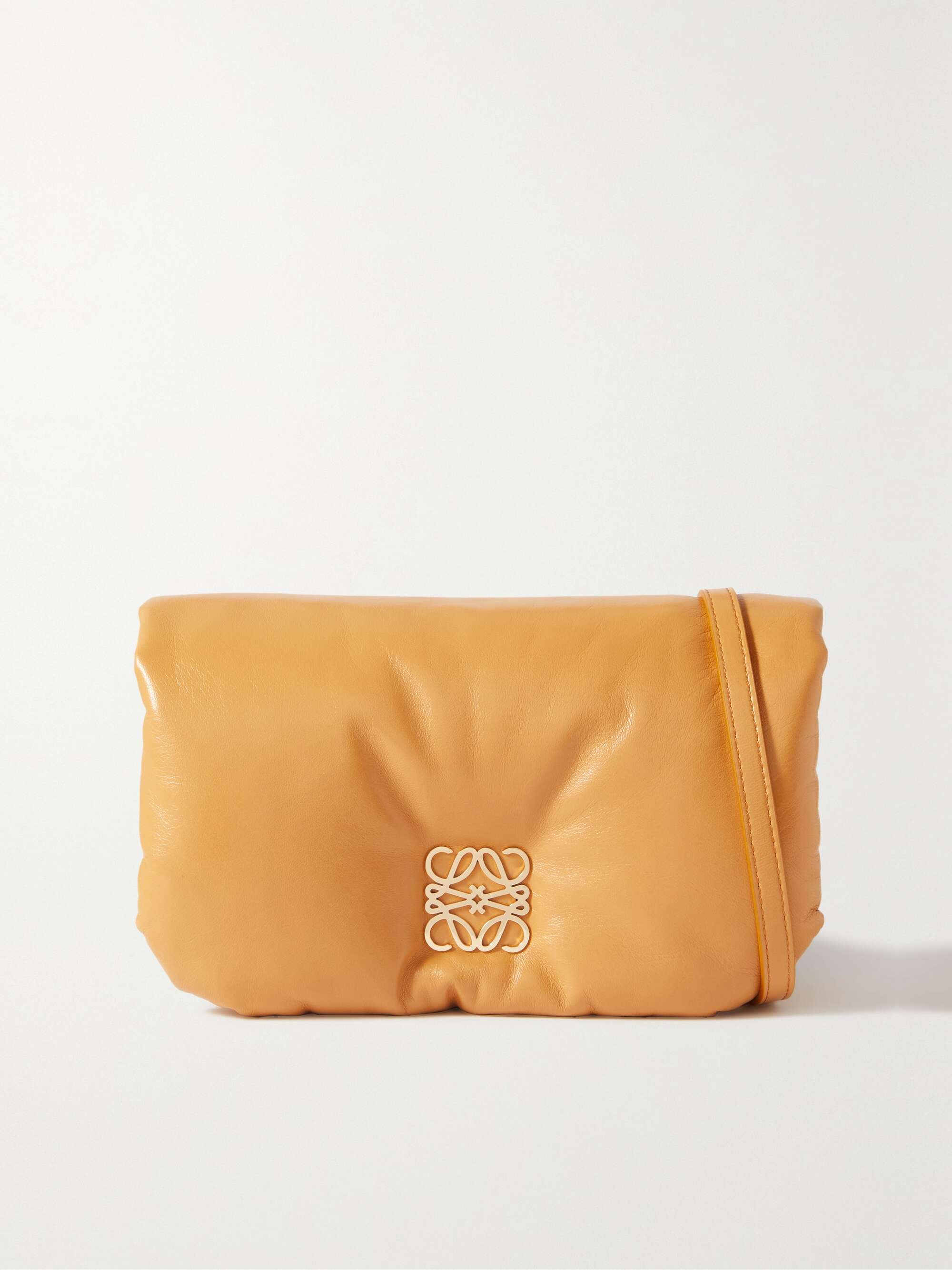 Loewe Goya borwn padded cross-body bag