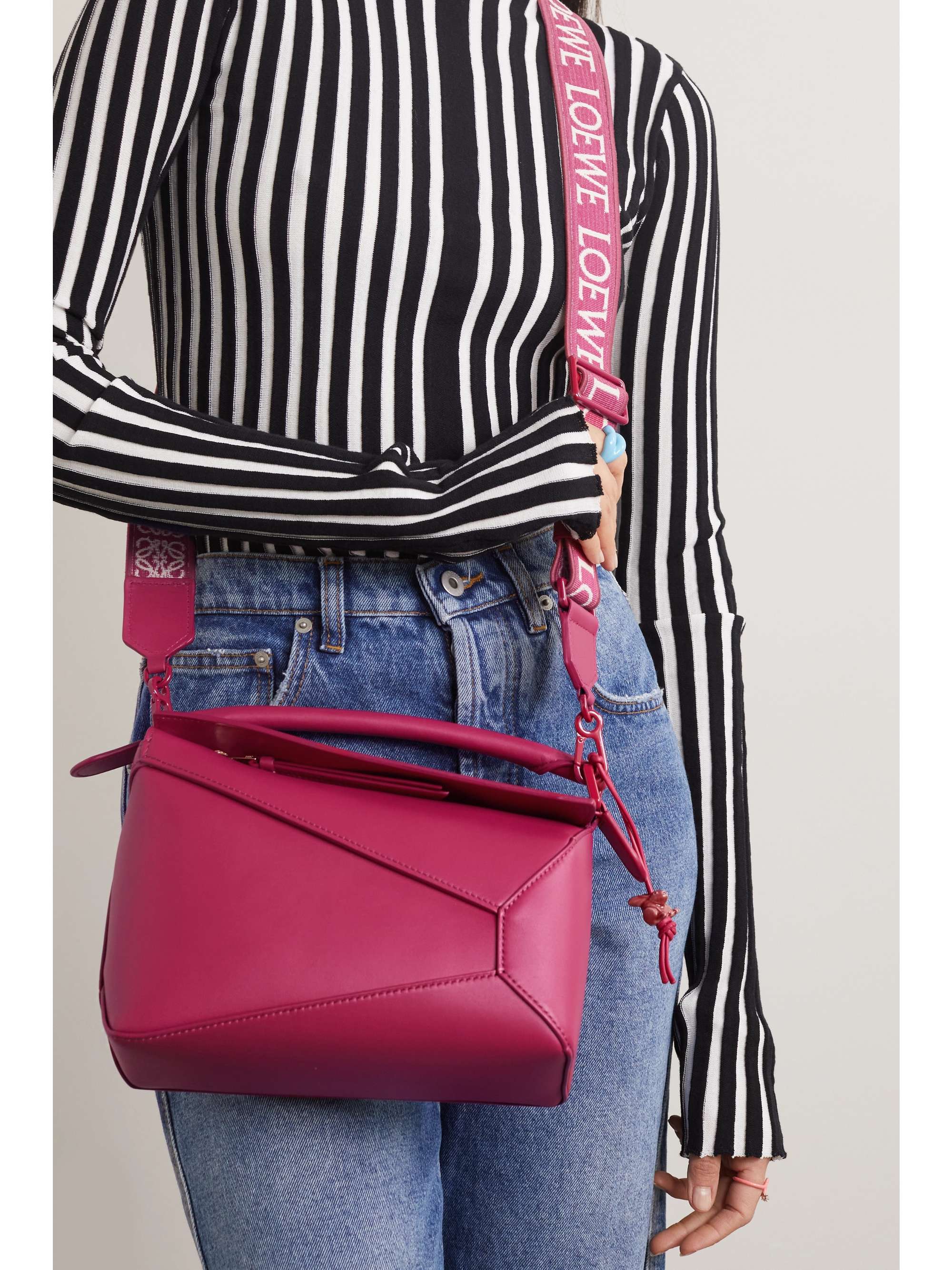 LOEWE Puzzle Edge small leather shoulder bag | NET-A-PORTER