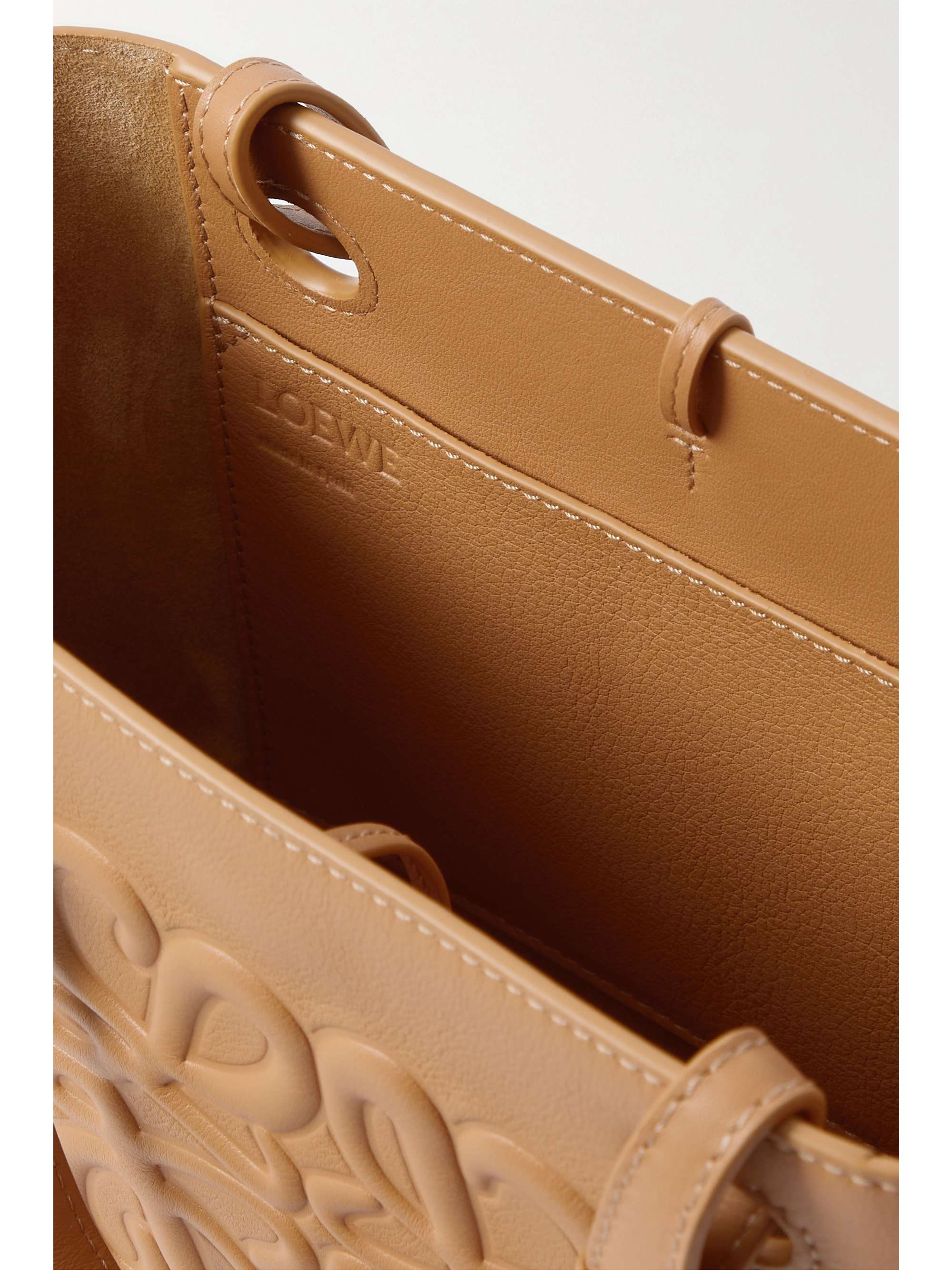 LOEWE Inflated Anagram mini leather tote