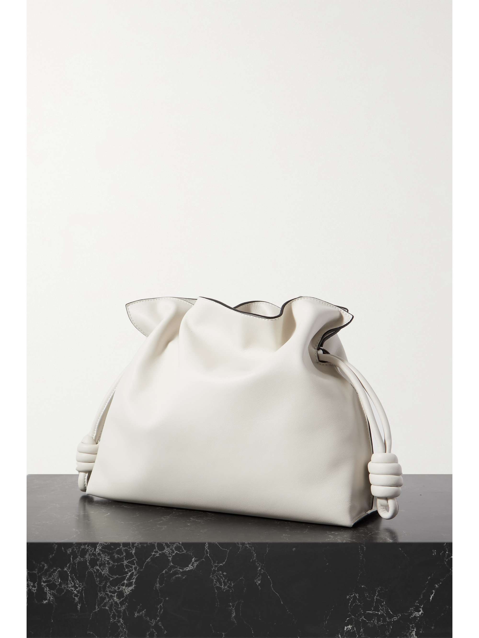 LOEWE Flamenco leather clutch