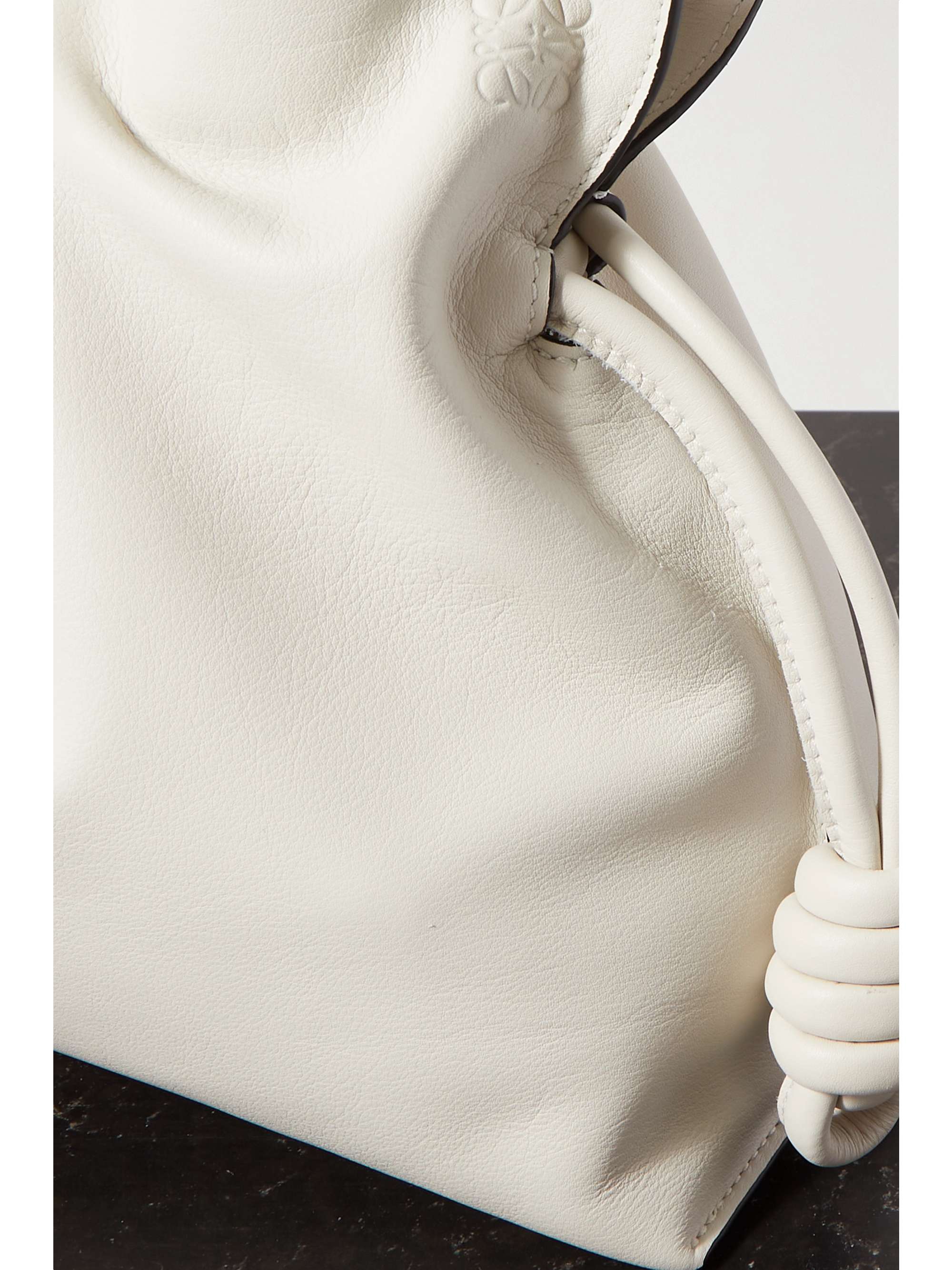 LOEWE Flamenco leather clutch