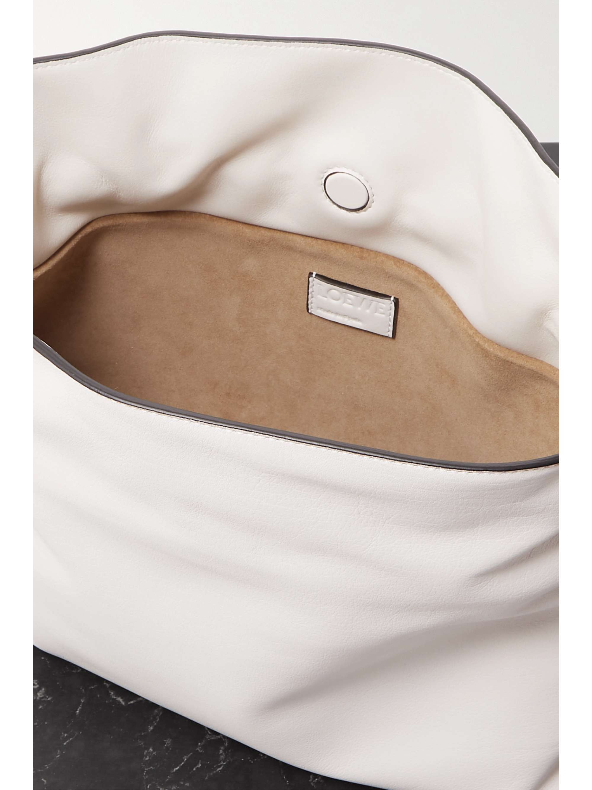 LOEWE Flamenco leather clutch