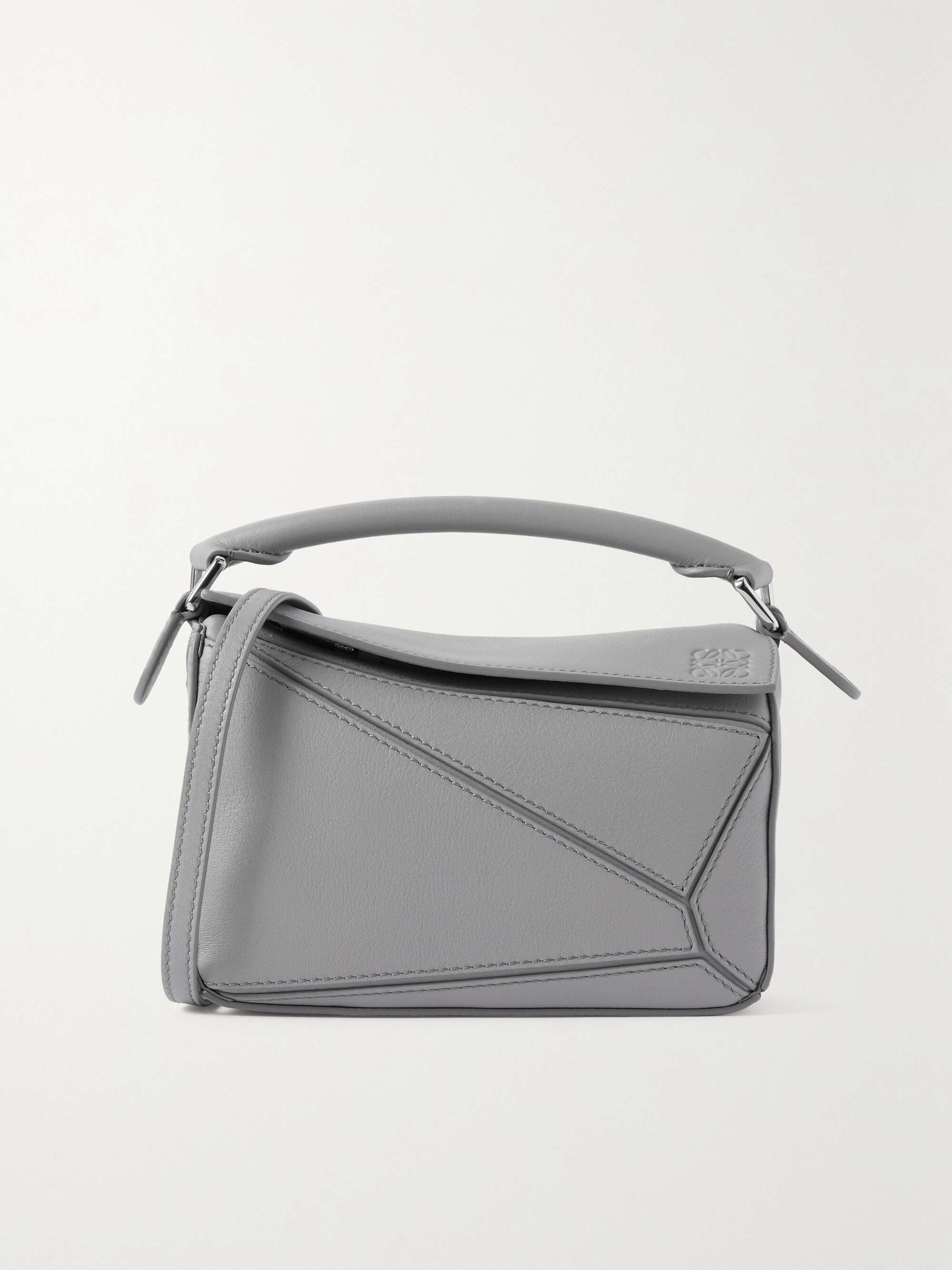 Puzzle mini leather shoulder bag