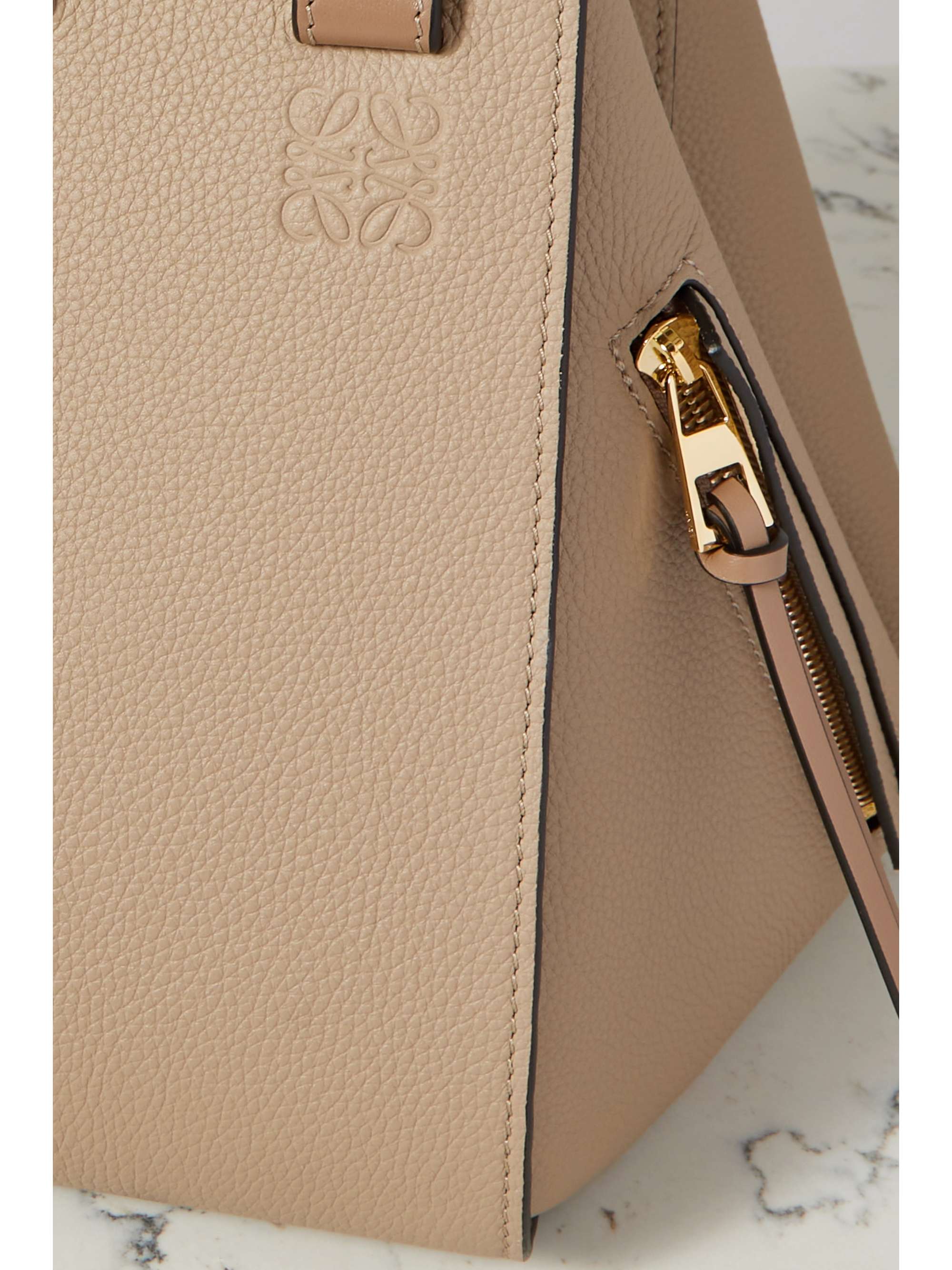 LOEWE Hammock small textured-leather tote