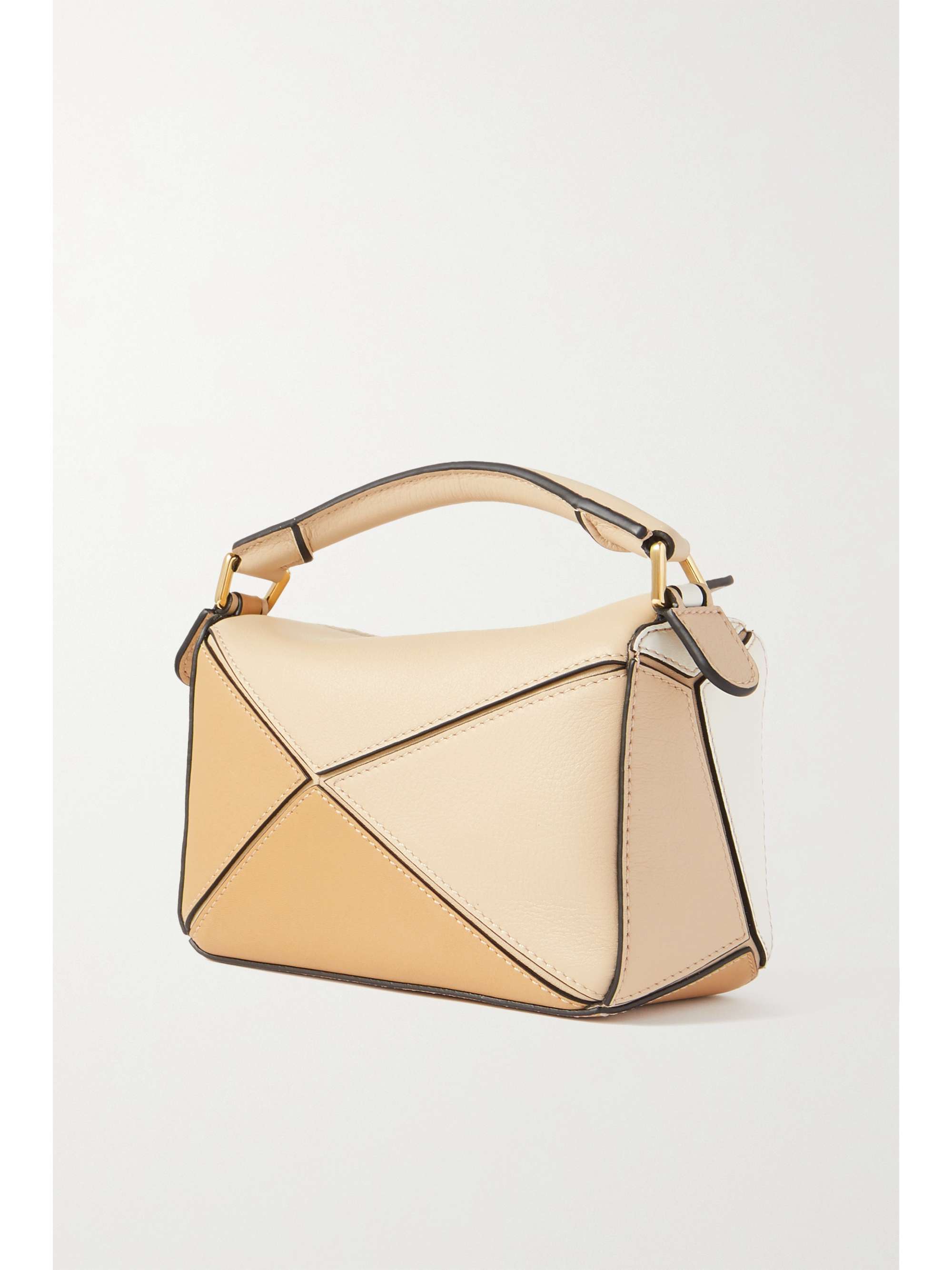 LOEWE Puzzle mini textured-leather shoulder bag