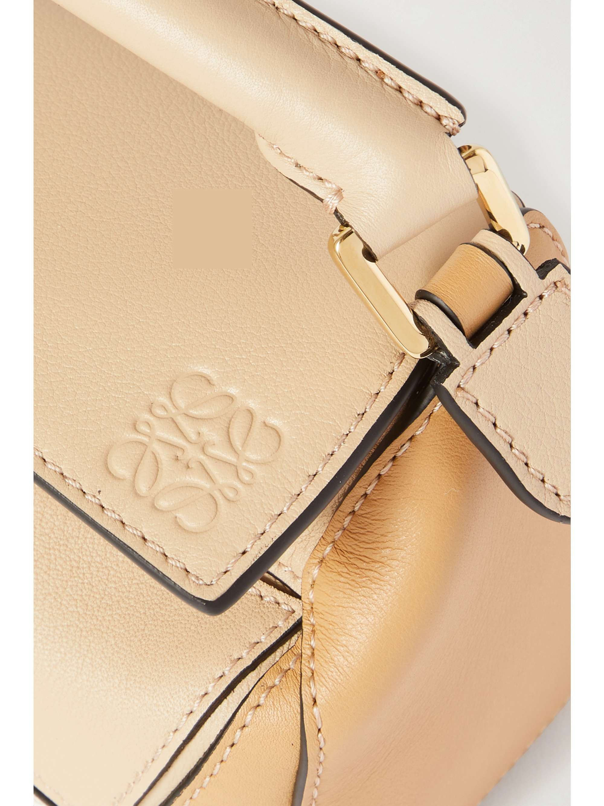 LOEWE Puzzle mini textured-leather shoulder bag
