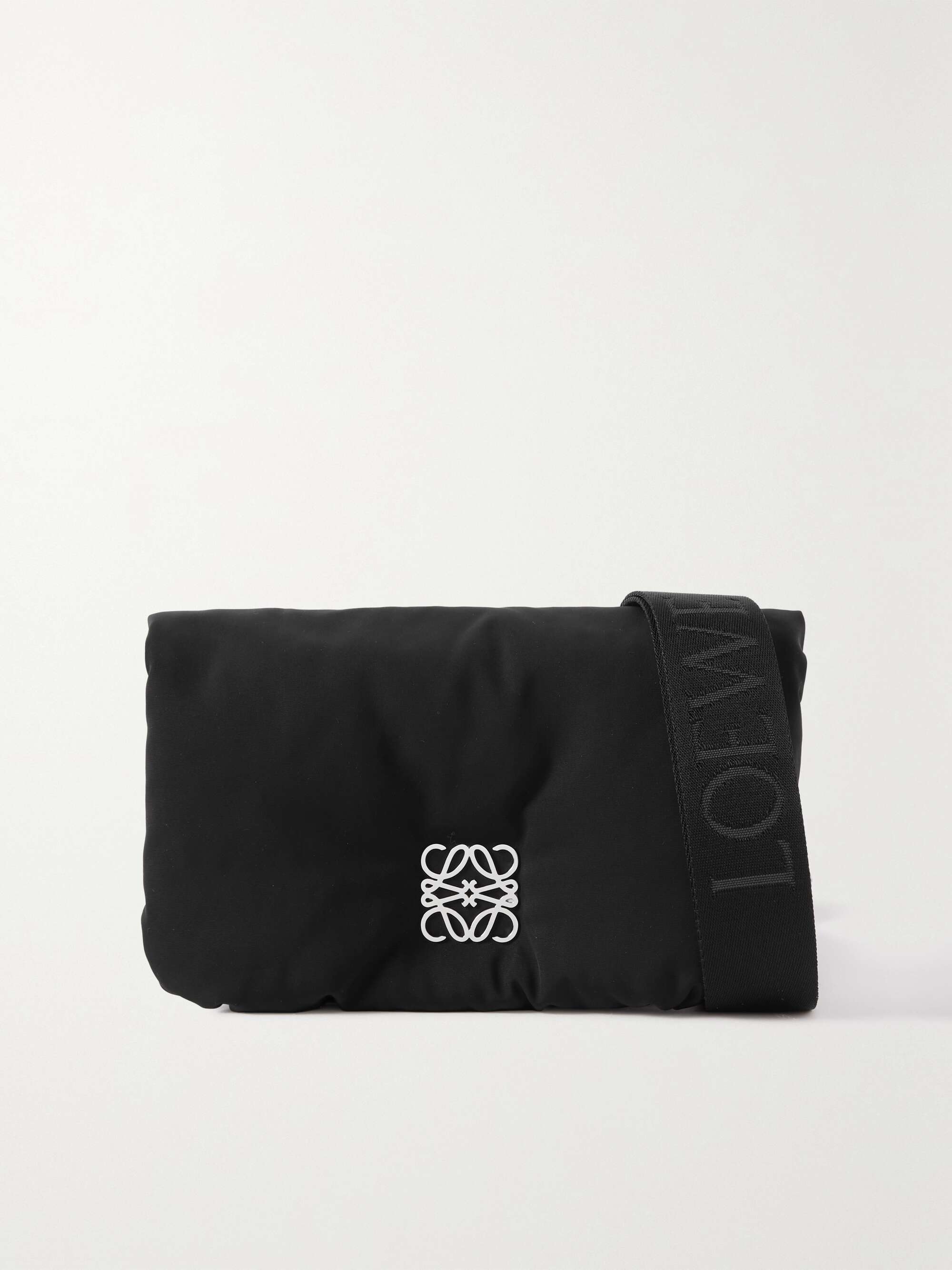 LOEWE Puffer Goya mini embellished padded shell down shoulder bag NET