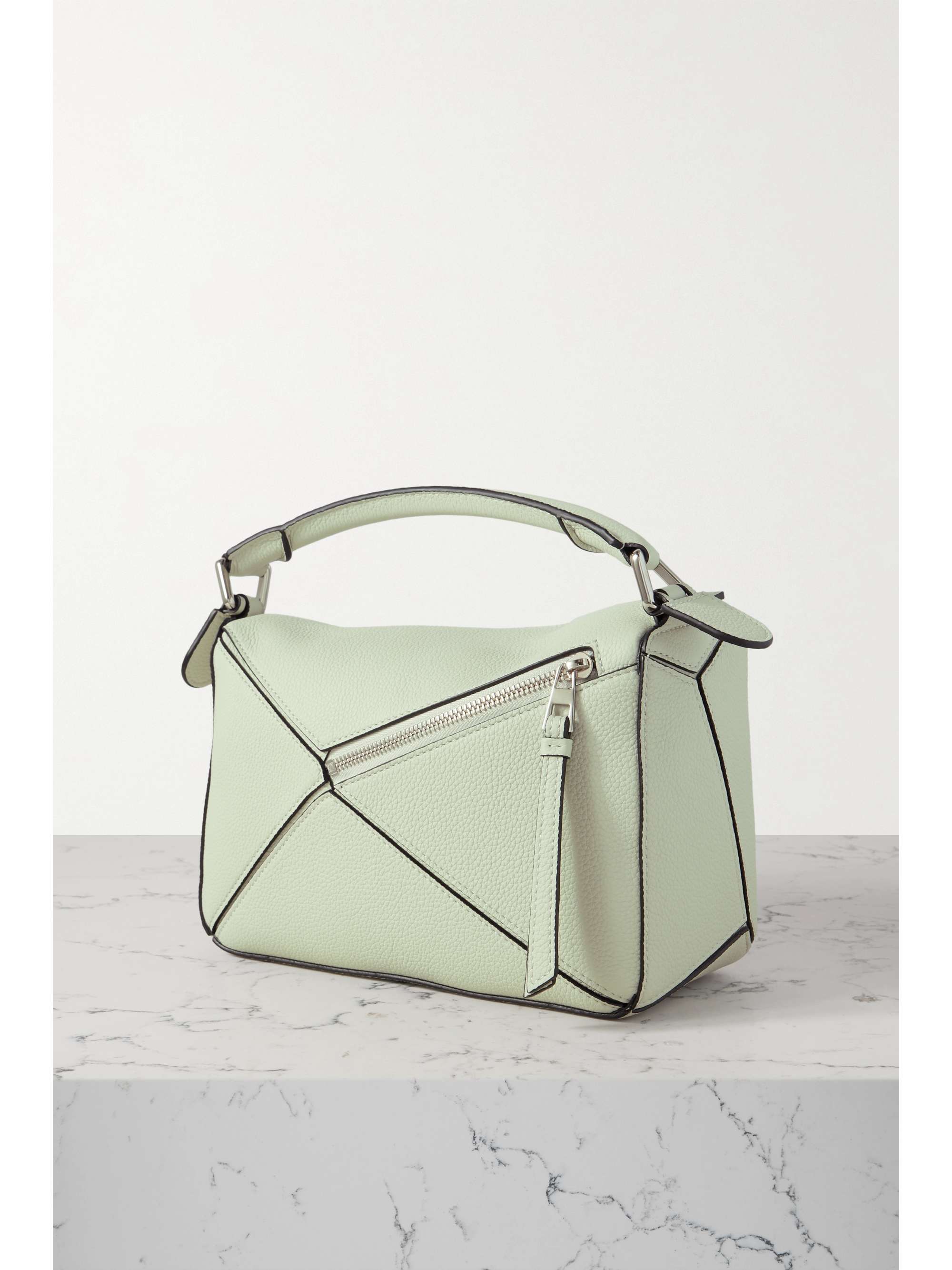 LOEWE Puzzle small textured-leather shoulder bag