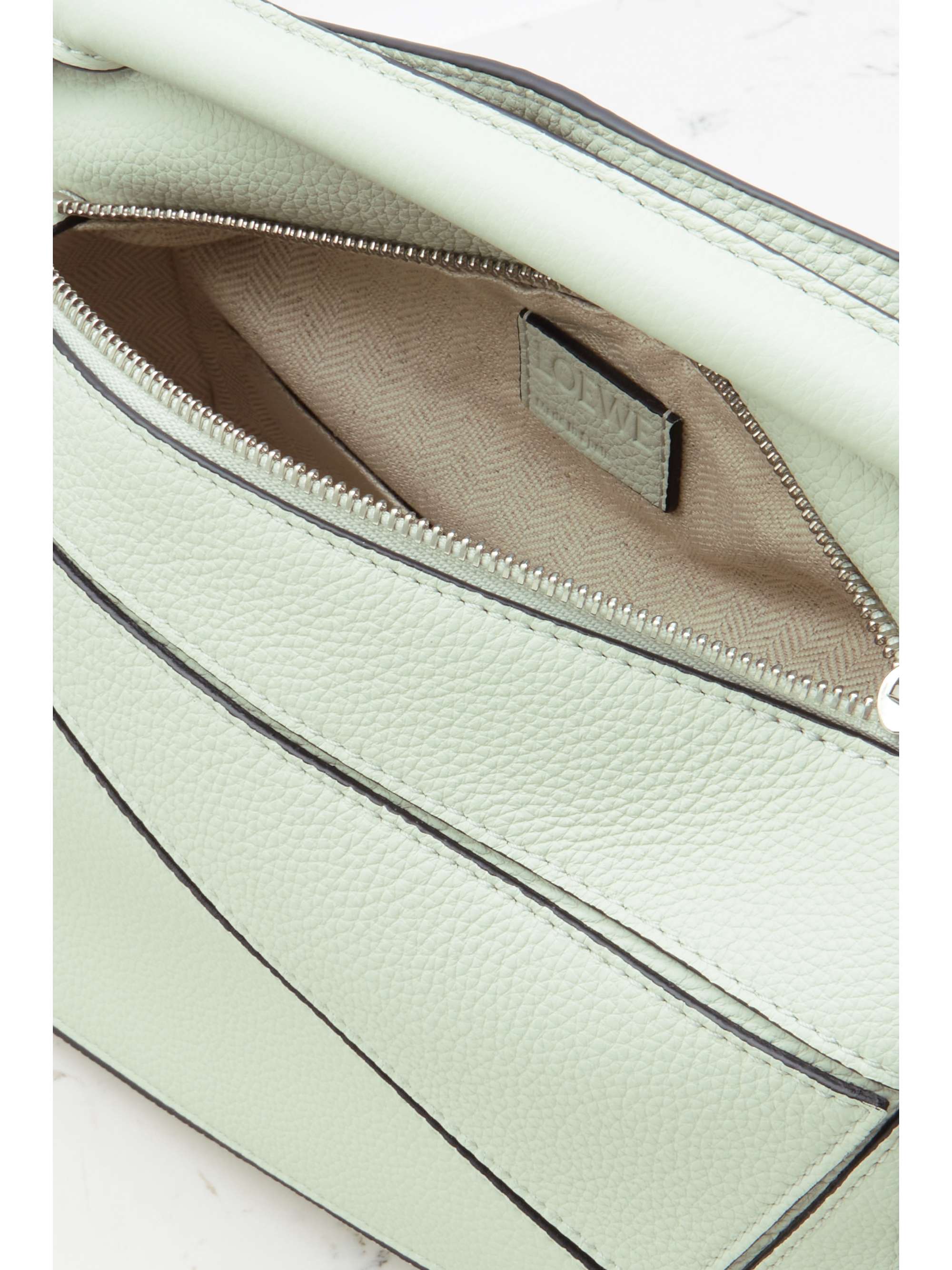 LOEWE Puzzle small textured-leather shoulder bag