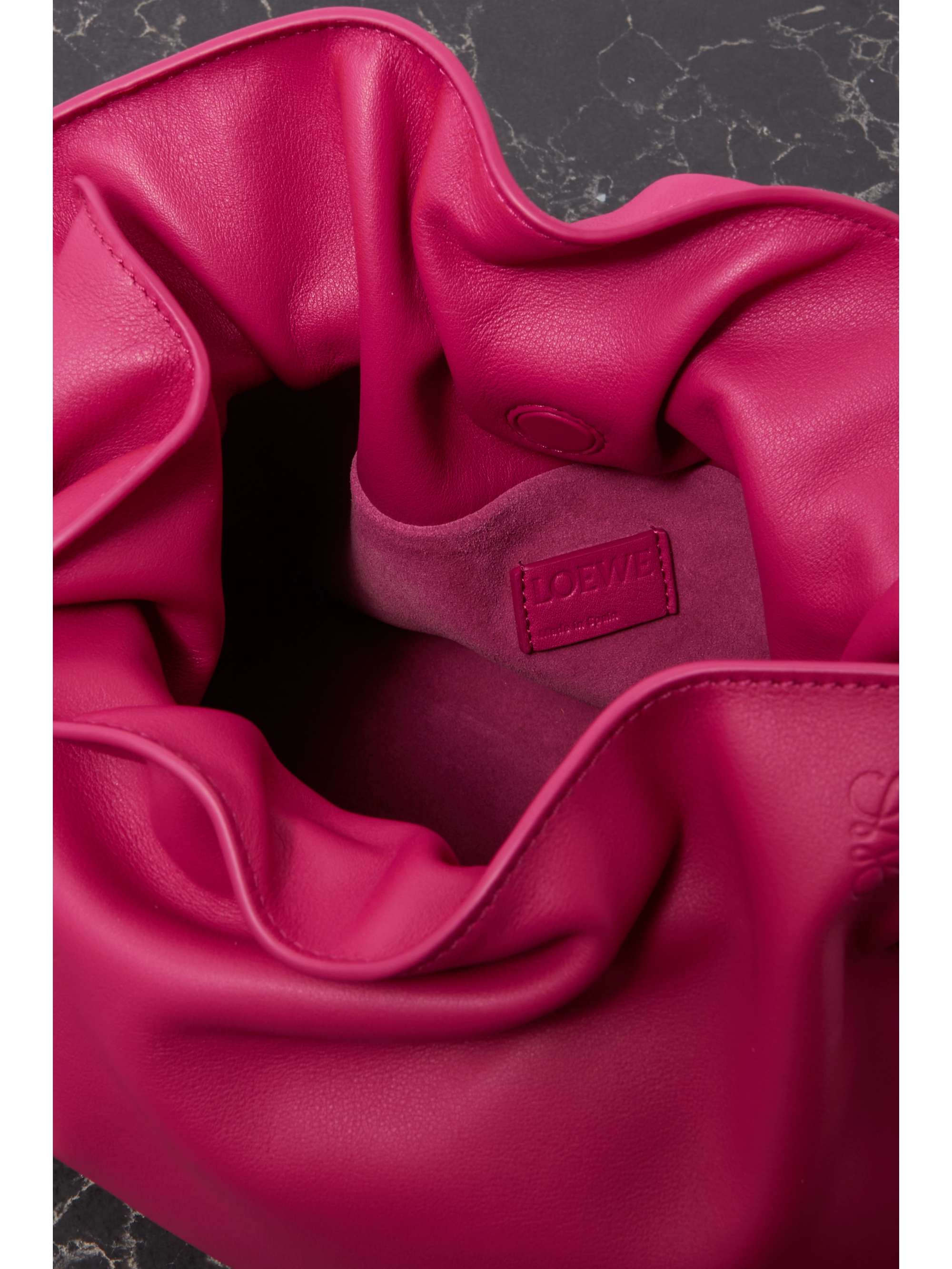 LOEWE Flamenco medium leather clutch