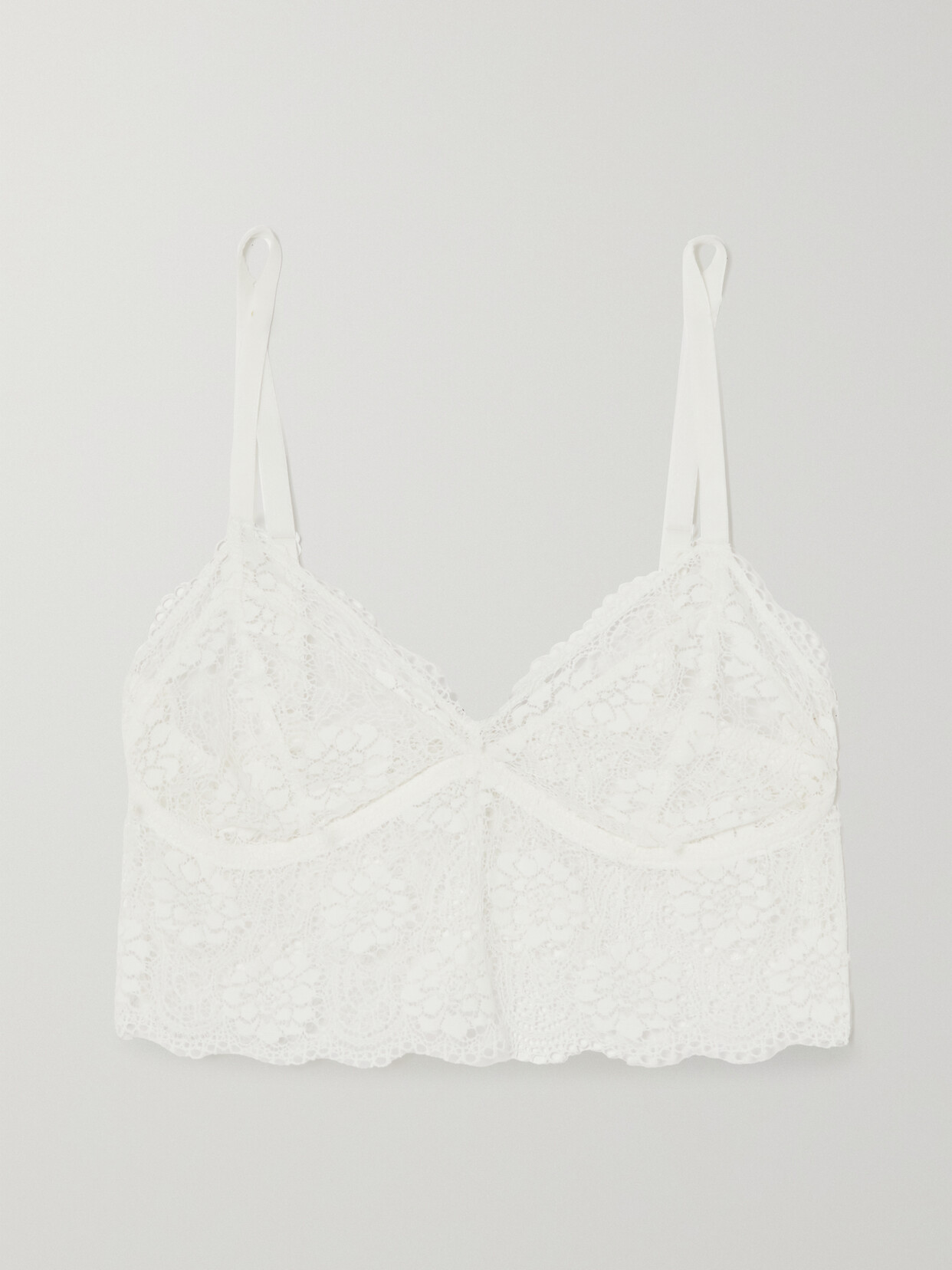 ELSE Peony Stretch-lace Soft-cup Bralette