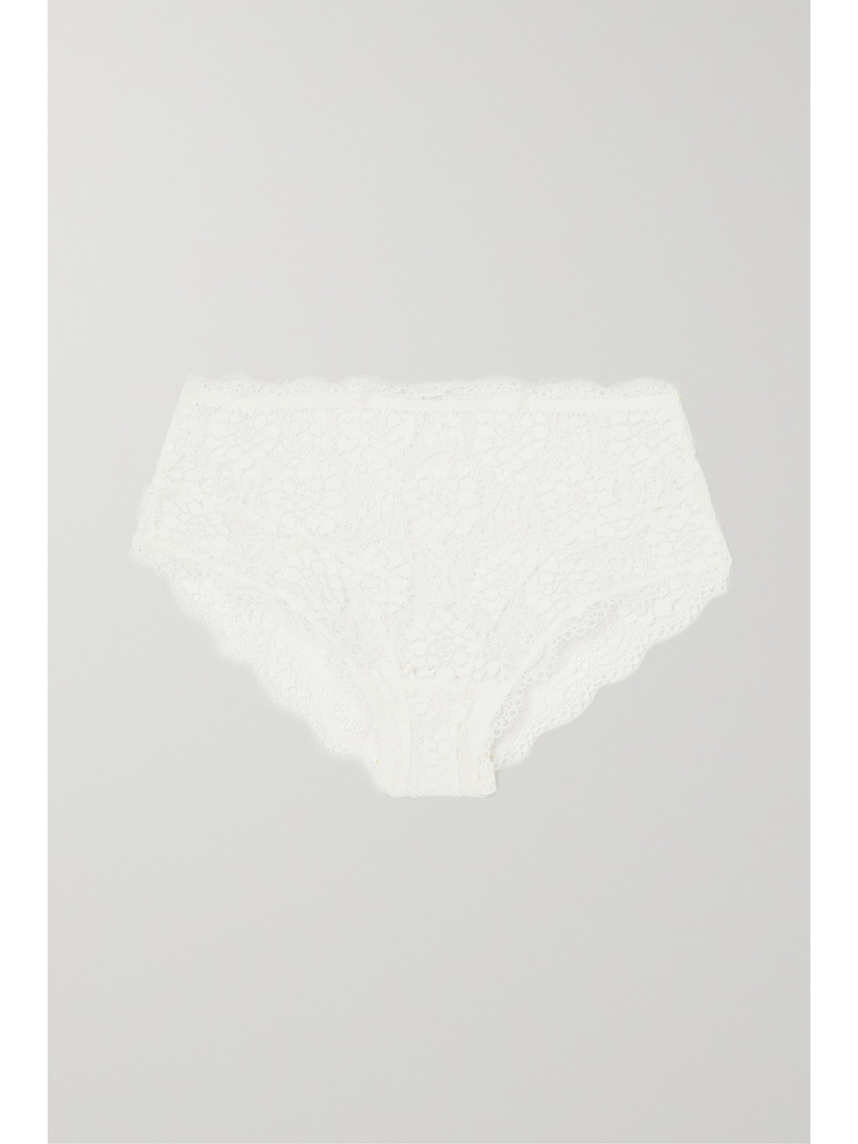 ELSE - Peony Stretch-lace Briefs - Off-white