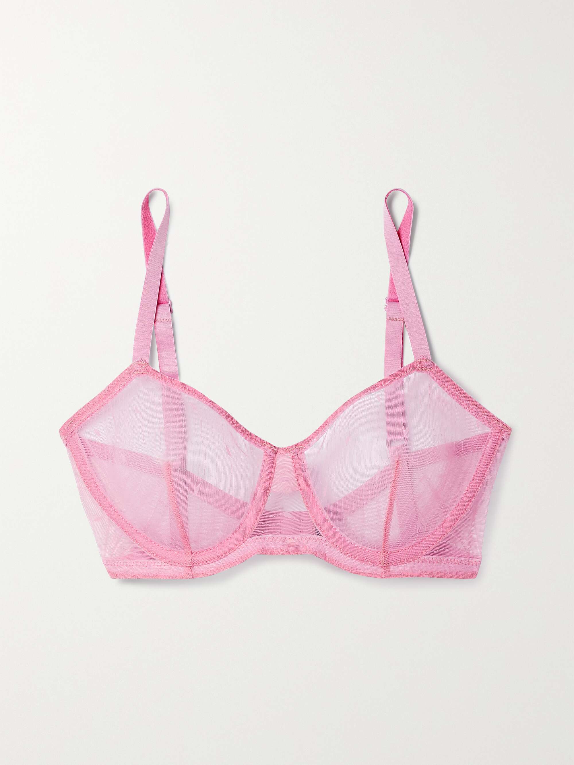 Mesh Underwire Bra