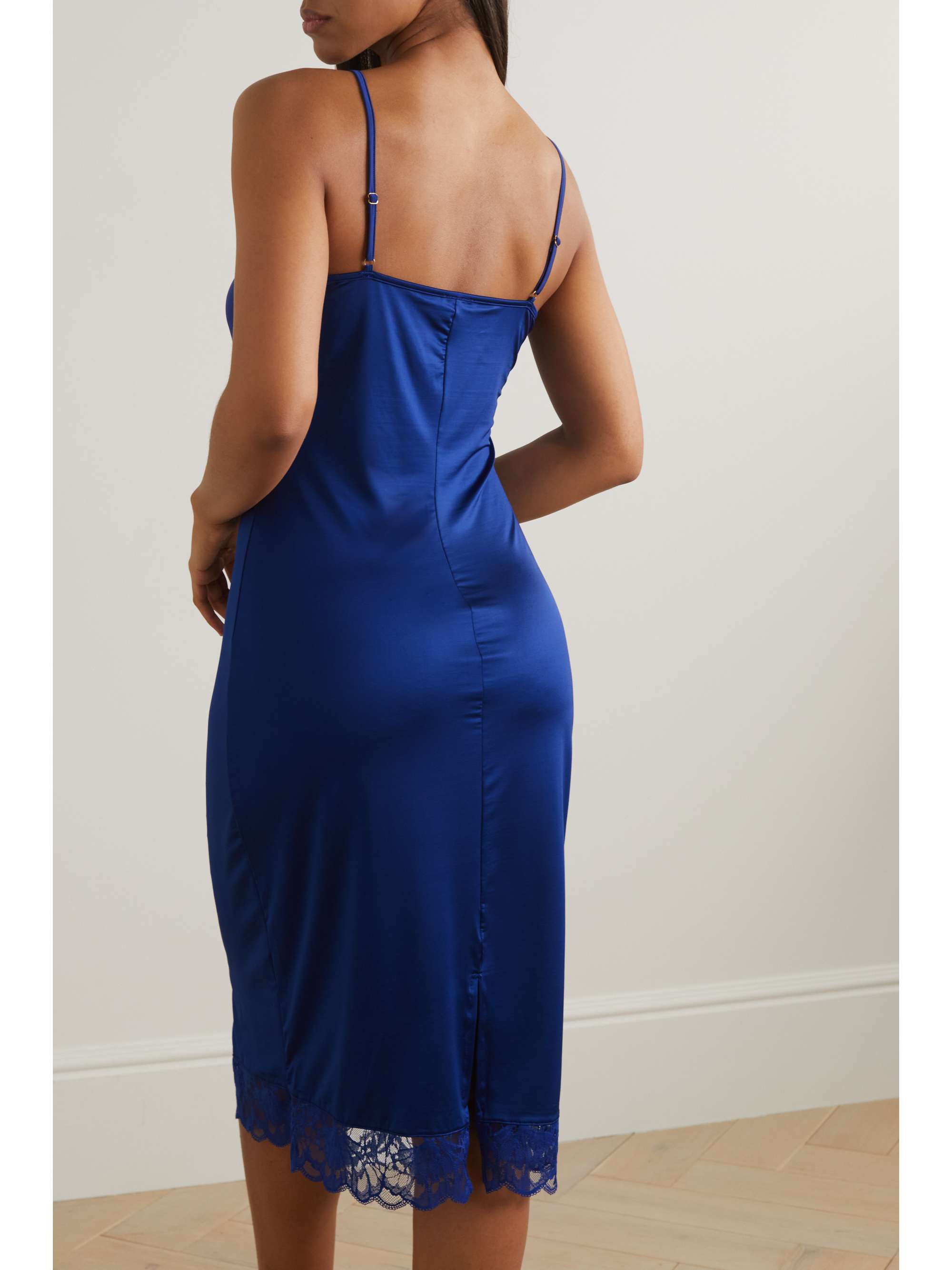 HANRO Mae lacetrimmed TENCEL modal nightdress NETAPORTER