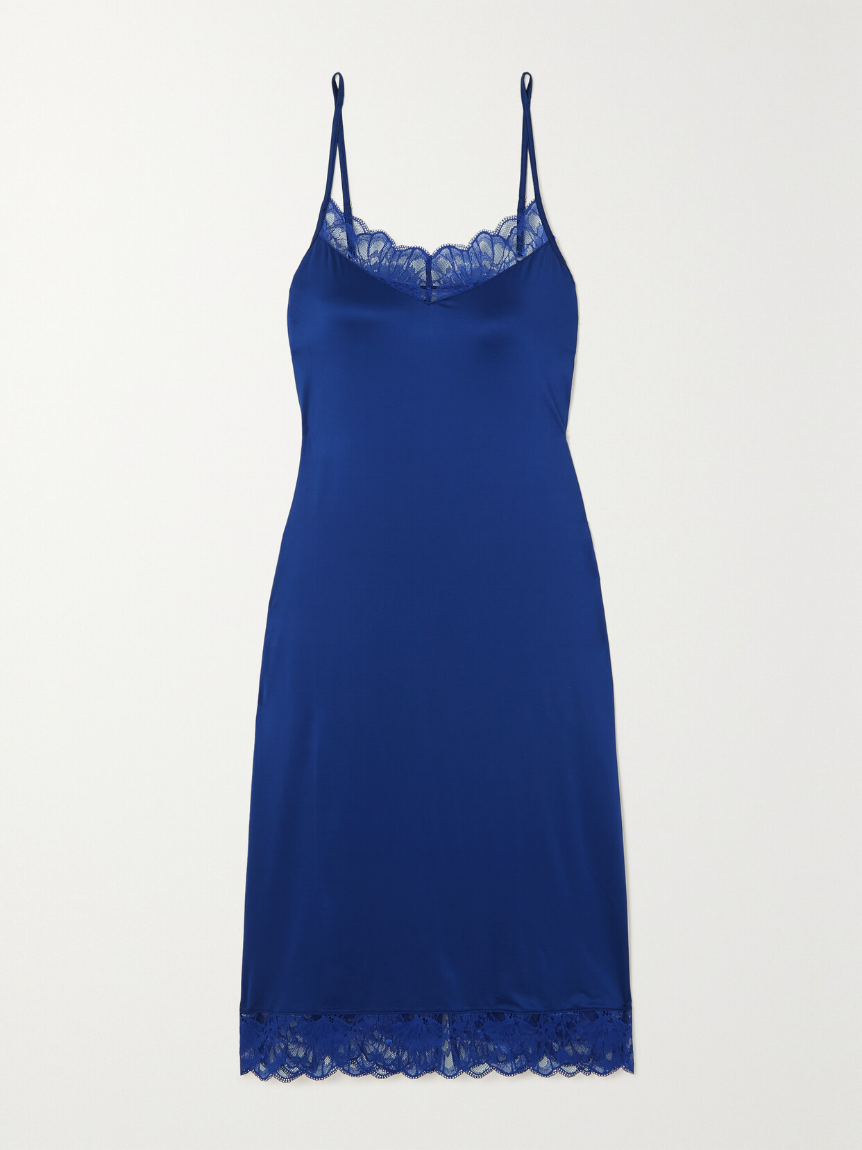 Hanro Mae Lace-trimmed Tencel Modal Nightdress