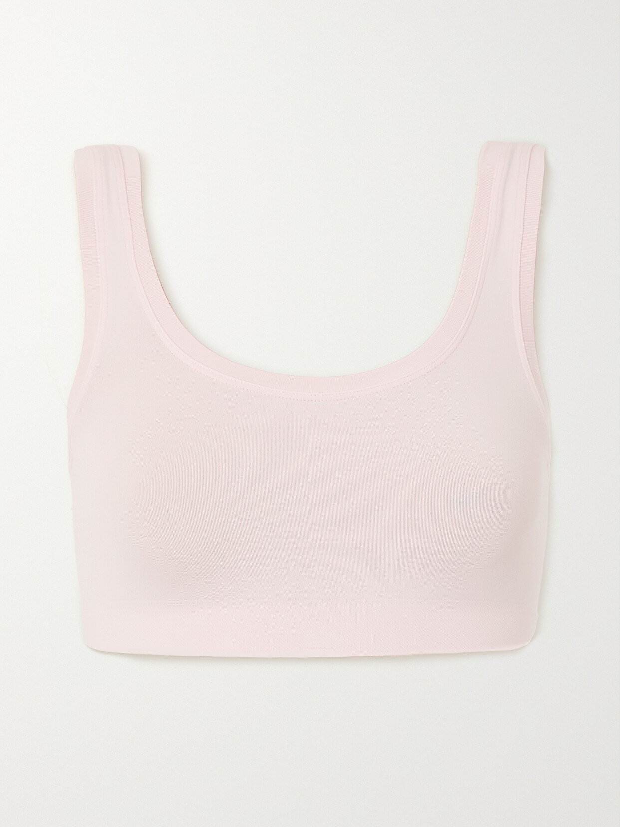 Hanro Touch Feeling Scoop-neck Stretch-jersey Bra In Pink