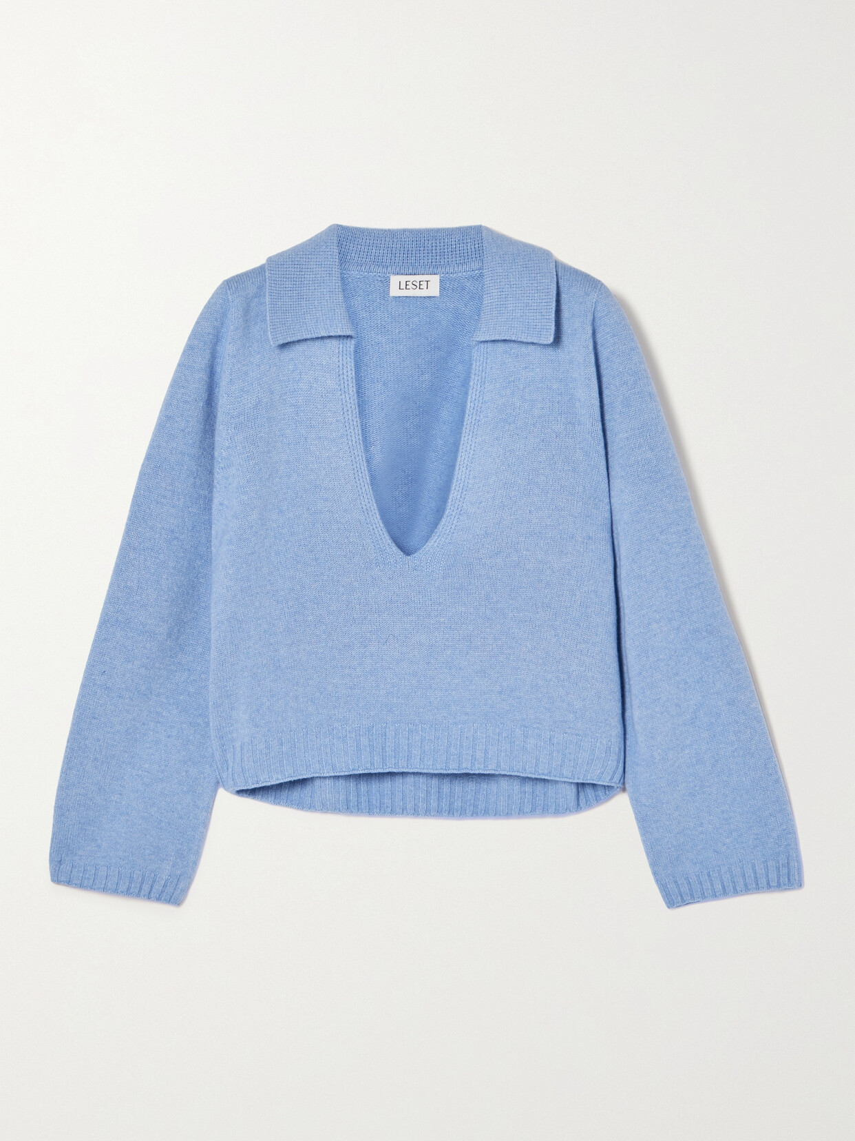 LESET - Zoe Knitted Sweater - Blue