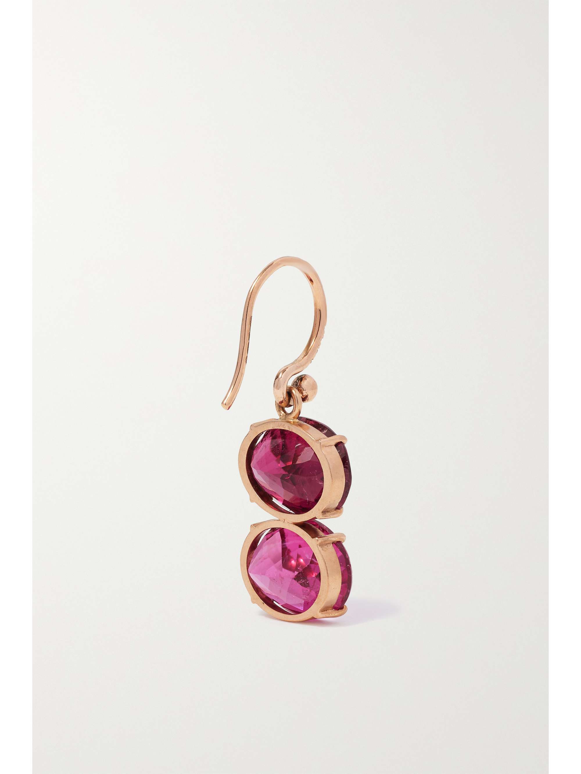 IRENE NEUWIRTH Gemmy Gem 18-karat rose gold multi-stone earrings
