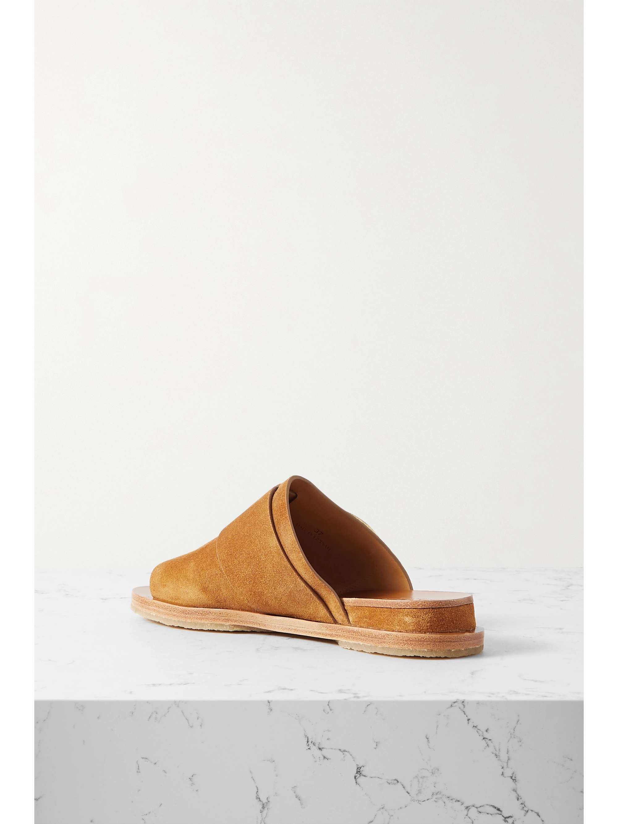 RAG & BONE Beau buckled suede slides