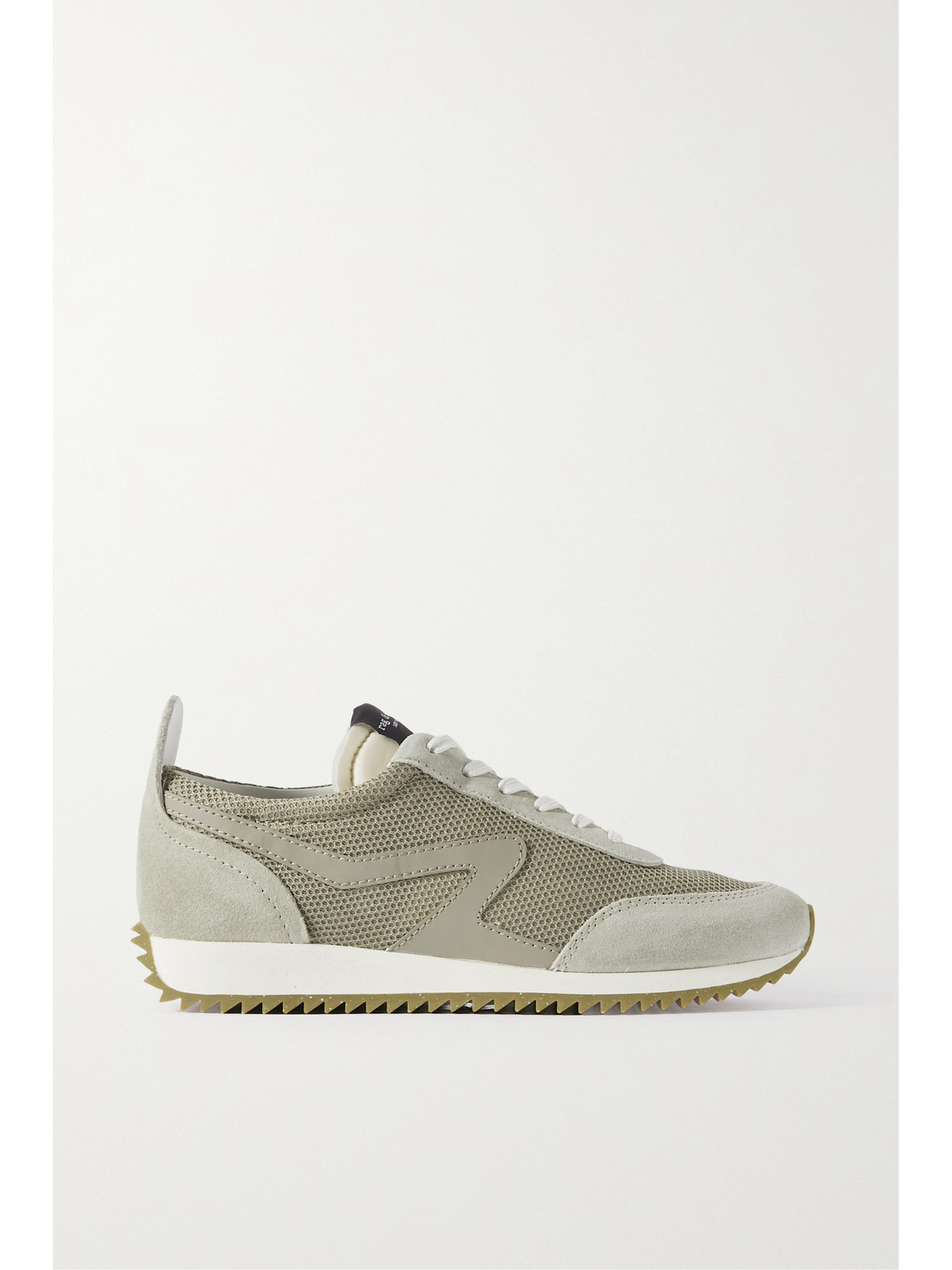 rag & bone - Retro Runner Suede And Leather-trimmed Recycled-mesh Sneakers - Gray