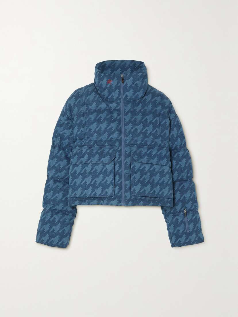 Perfect Moment Dl1961 Nevada Printed Stretch-denim Down Ski Jacket