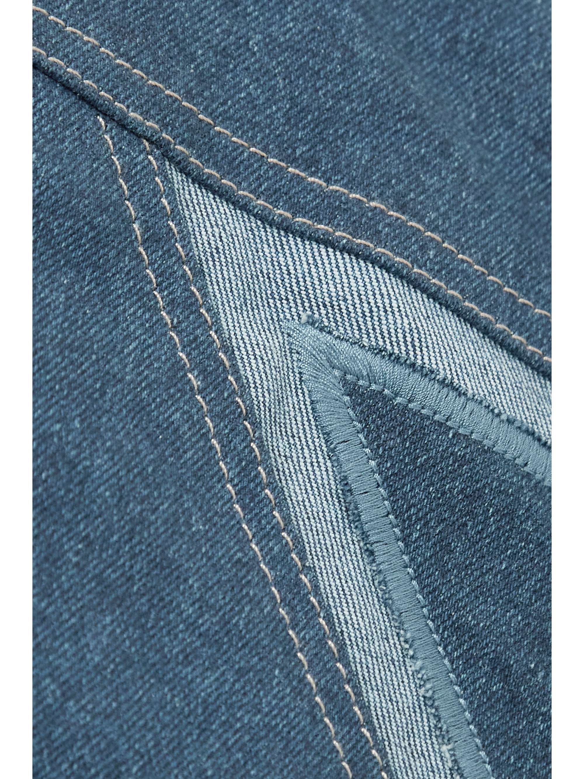 PERFECT MOMENT Corentine embroidered padded denim jacket