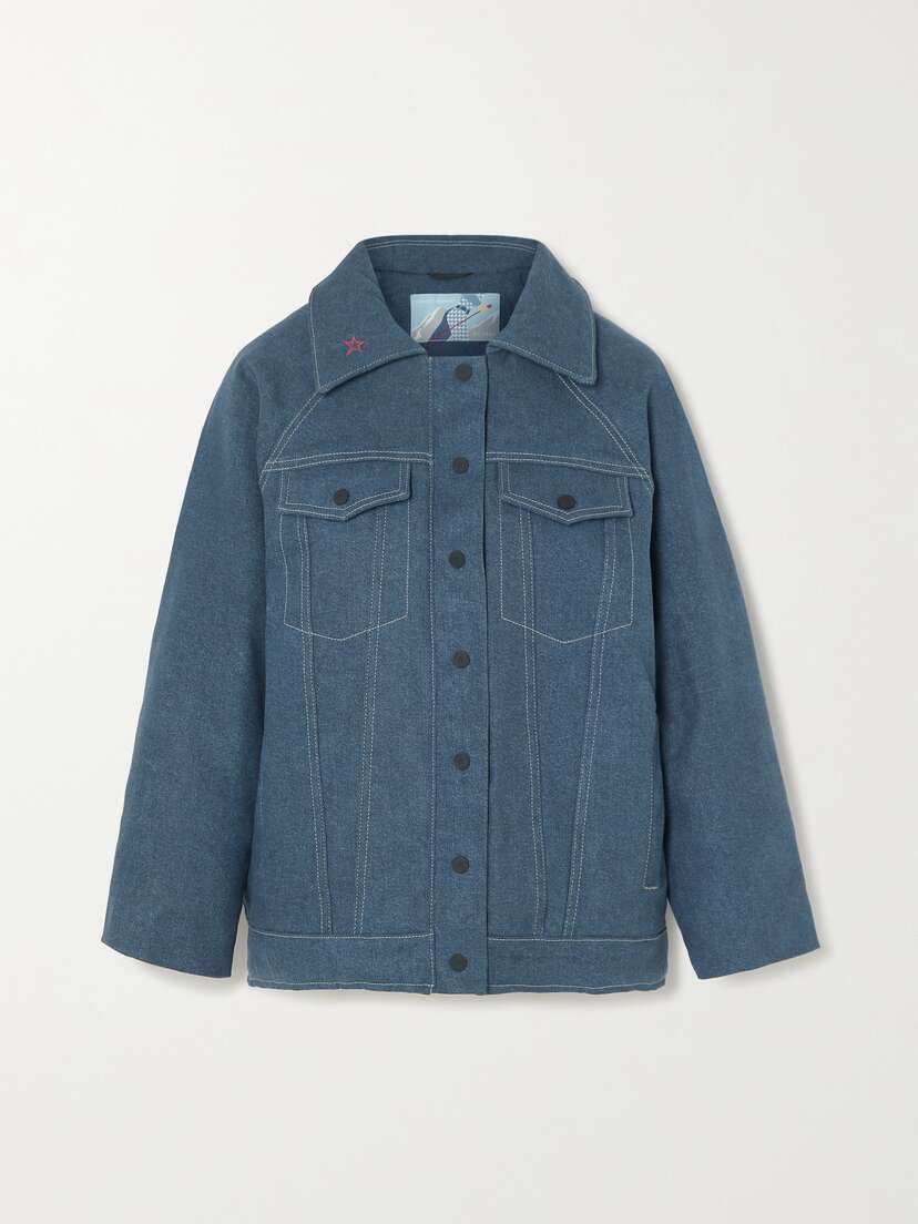Perfect Moment Corentine Embroidered Padded Denim Jacket