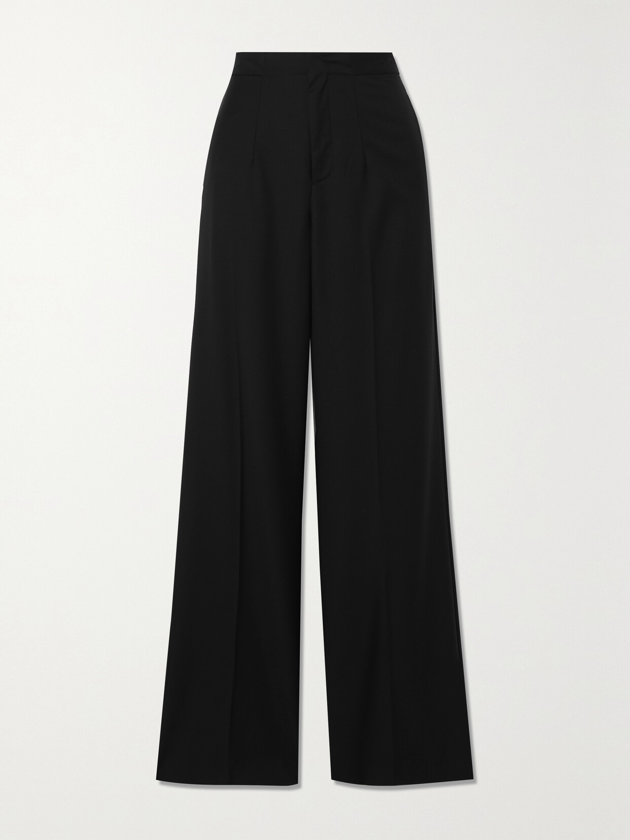 BEARE PARK - Wool Wide-leg Pants - Black