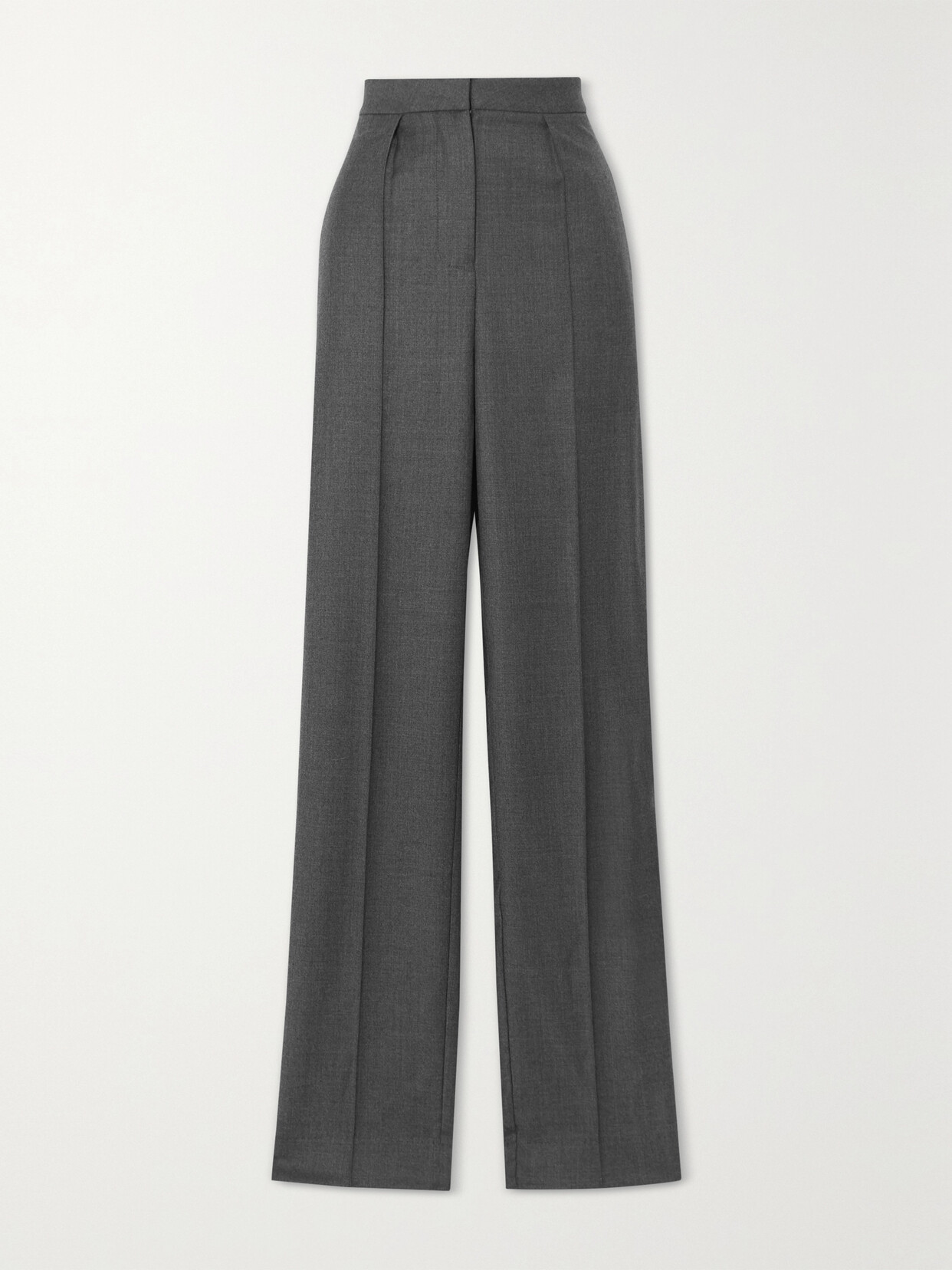 BEARE PARK - Wool Straight-leg Pants - Gray