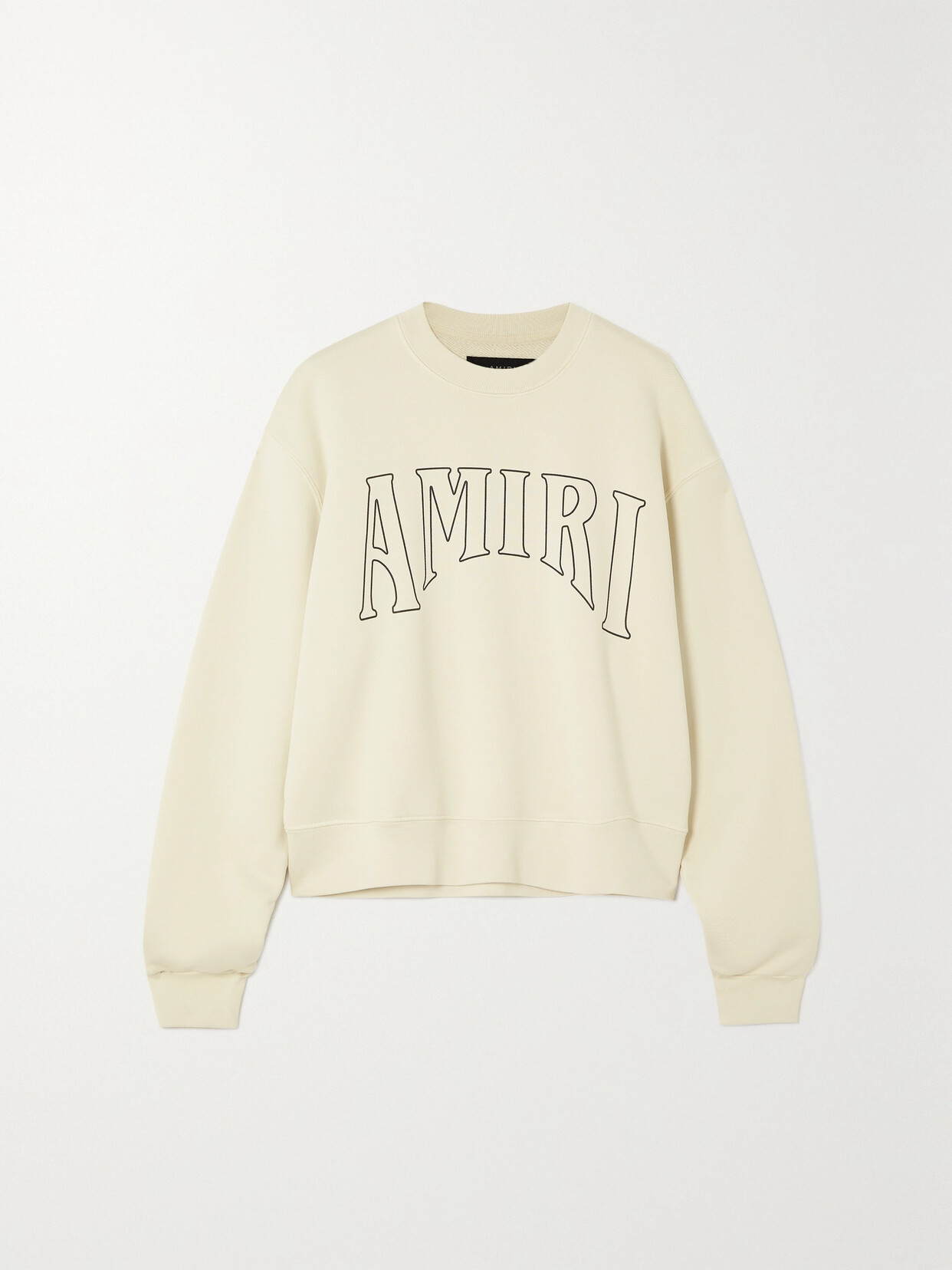 AMIRI - Printed Cotton-jersey Sweatshirt - Cream