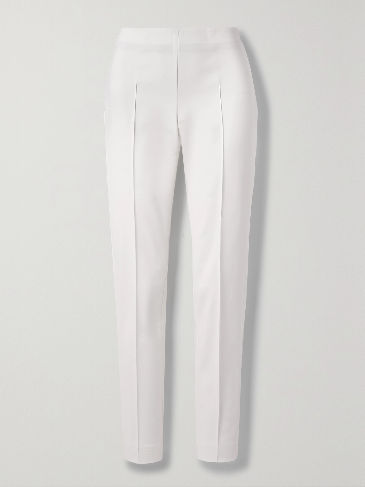 AKRIS MELISSA COTTON-BLEND SLIM-LEG trousers