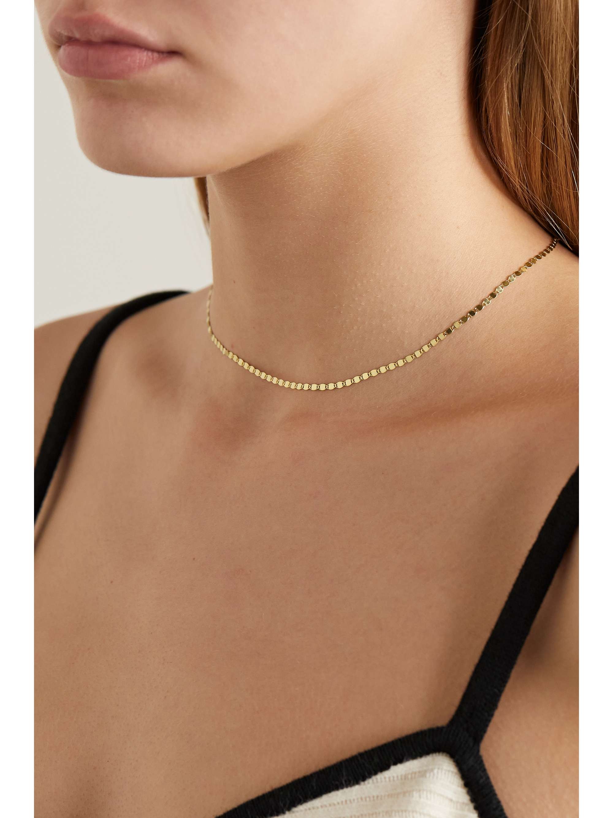 LOREN STEWART Sol Valentino 14-karat gold necklace