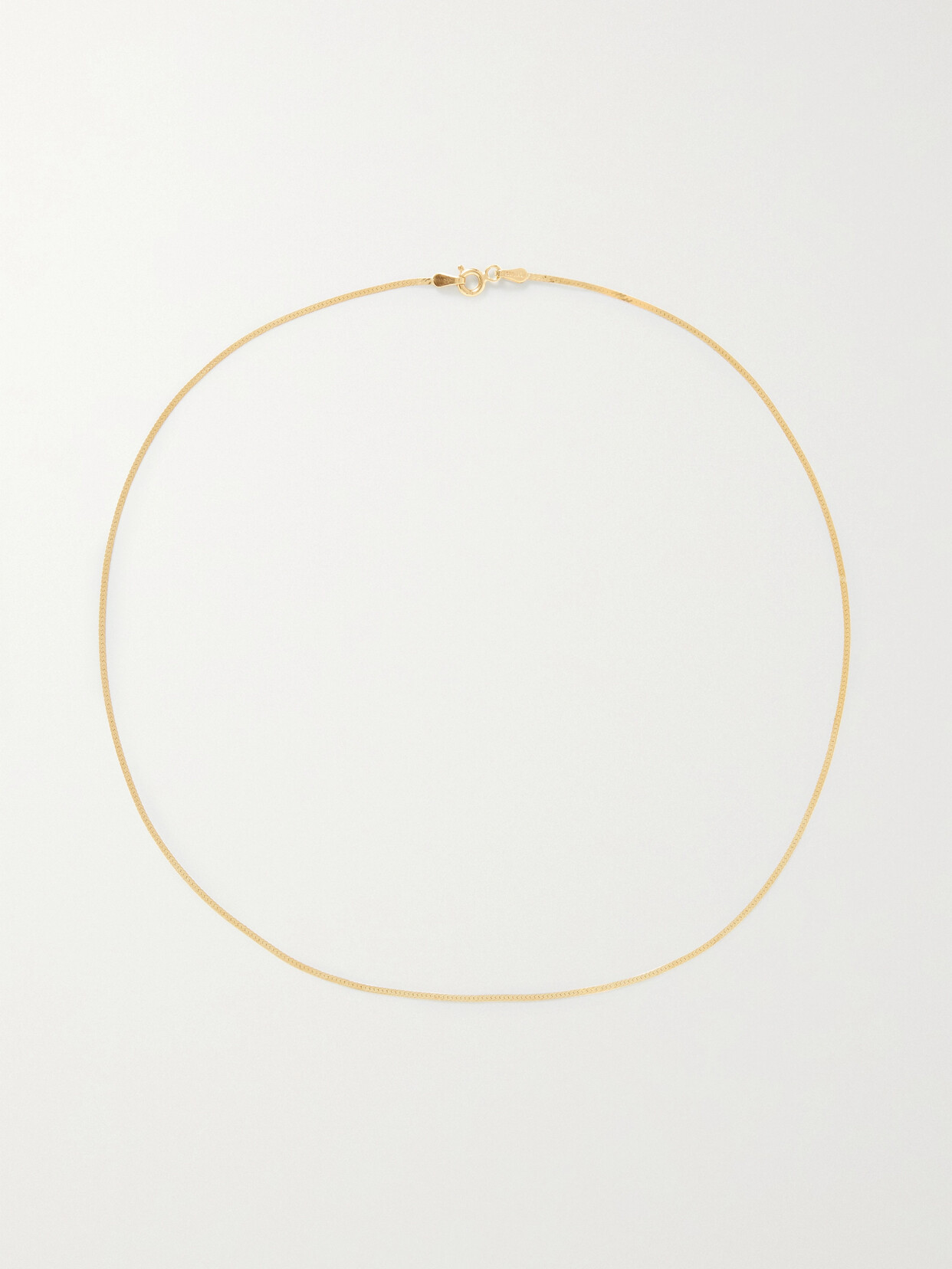 Loren Stewart Rope Chain Necklace In Yellow Gold