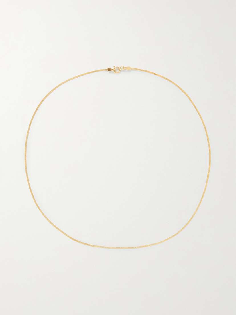 Loren Stewart + Net Sustain Demi Herringbone 10-karat Recycled Gold Necklace