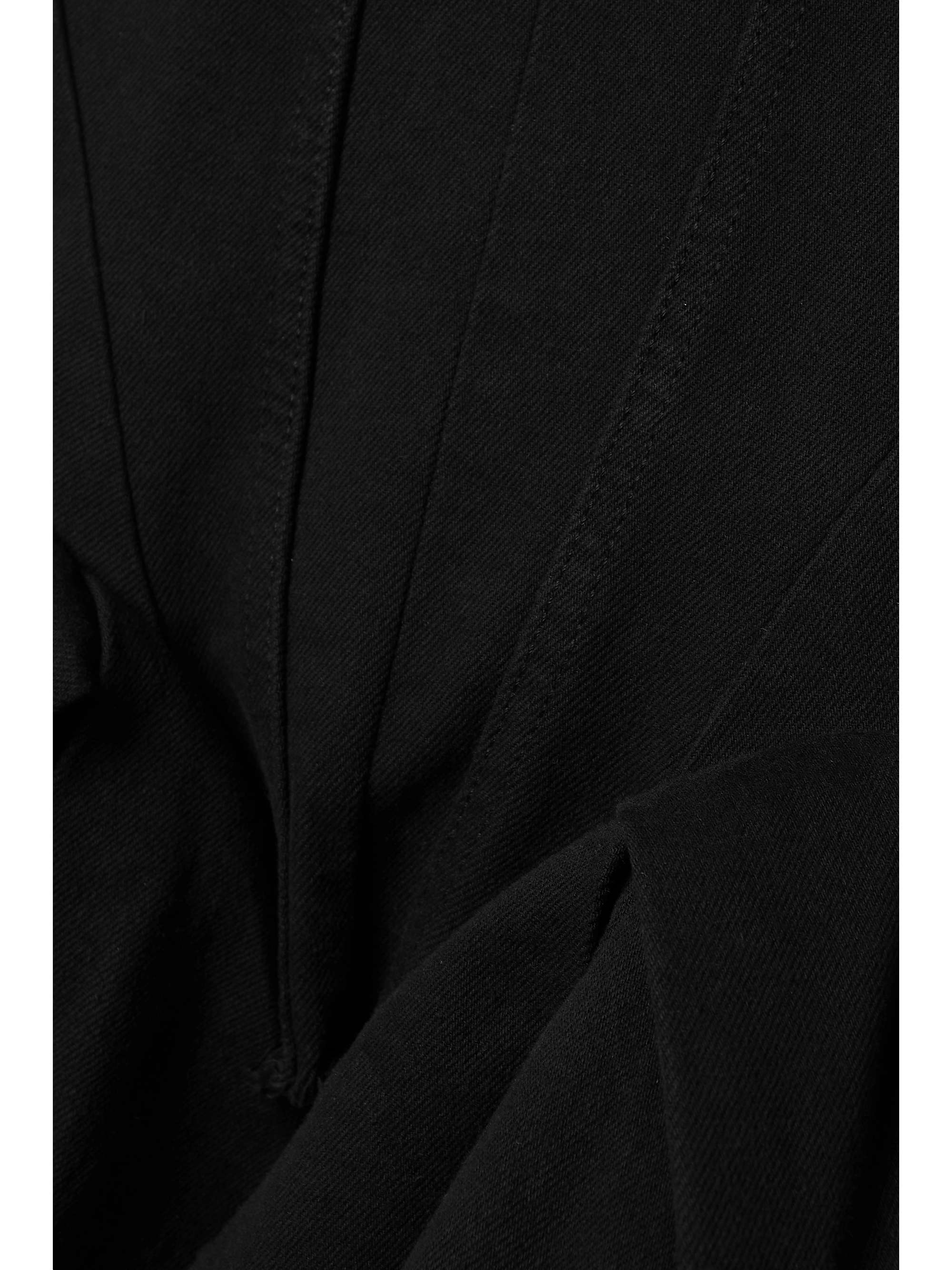 MARQUES' ALMEIDA フレイド加工デニム トップス ラッフル付き